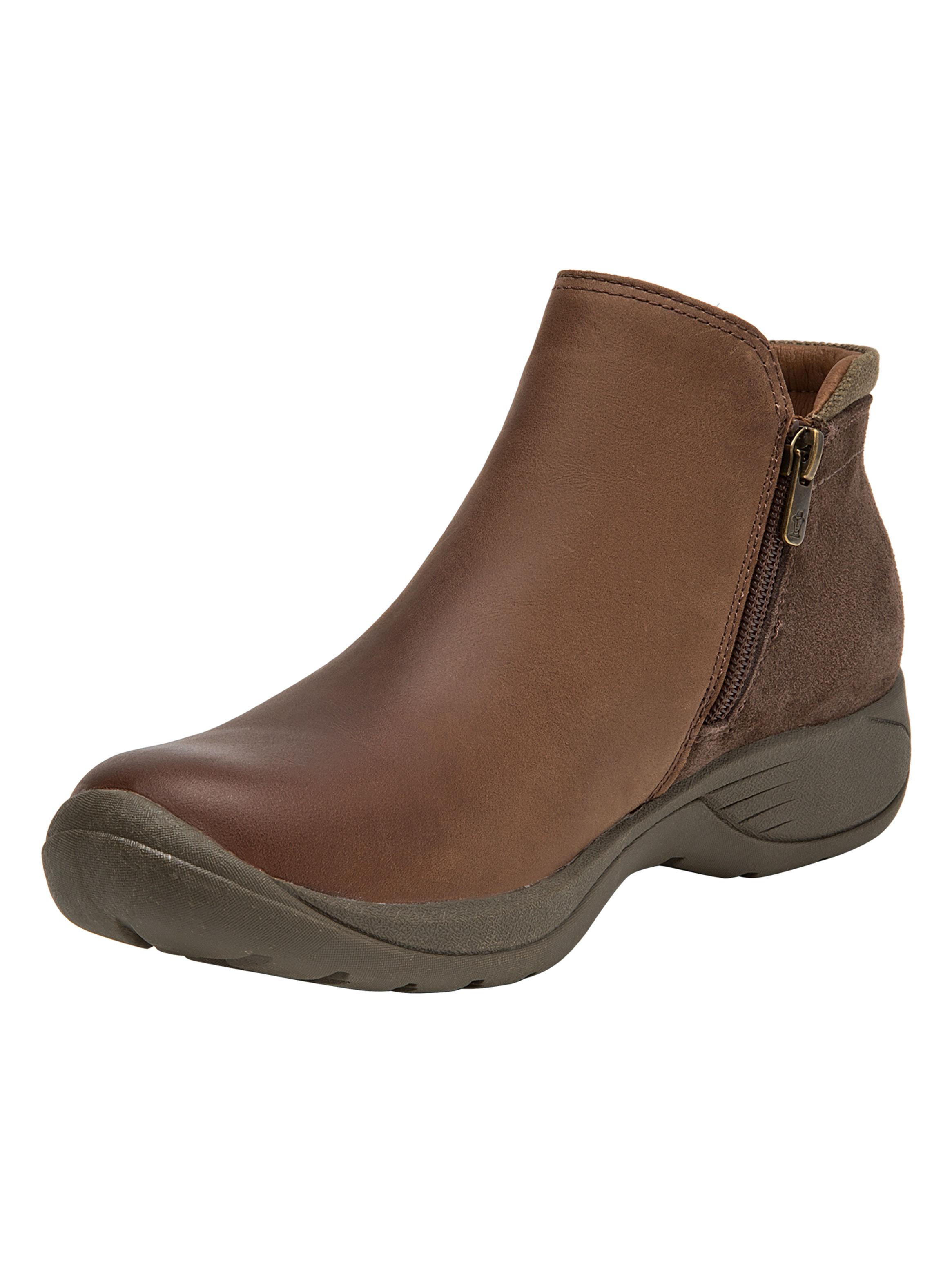 Botín Bicolor Cuero Mujer-2