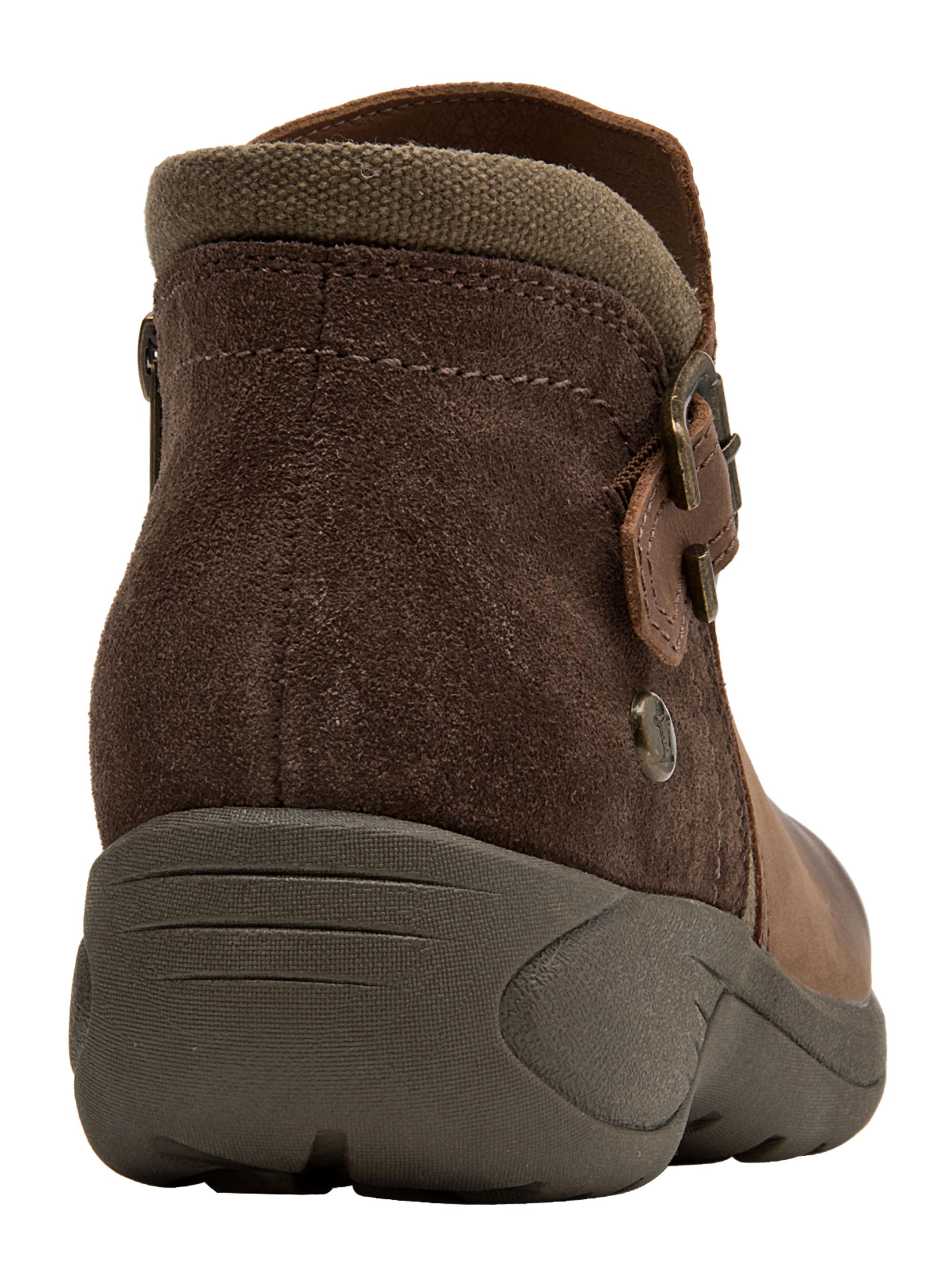 Botín Bicolor Cuero Mujer-4