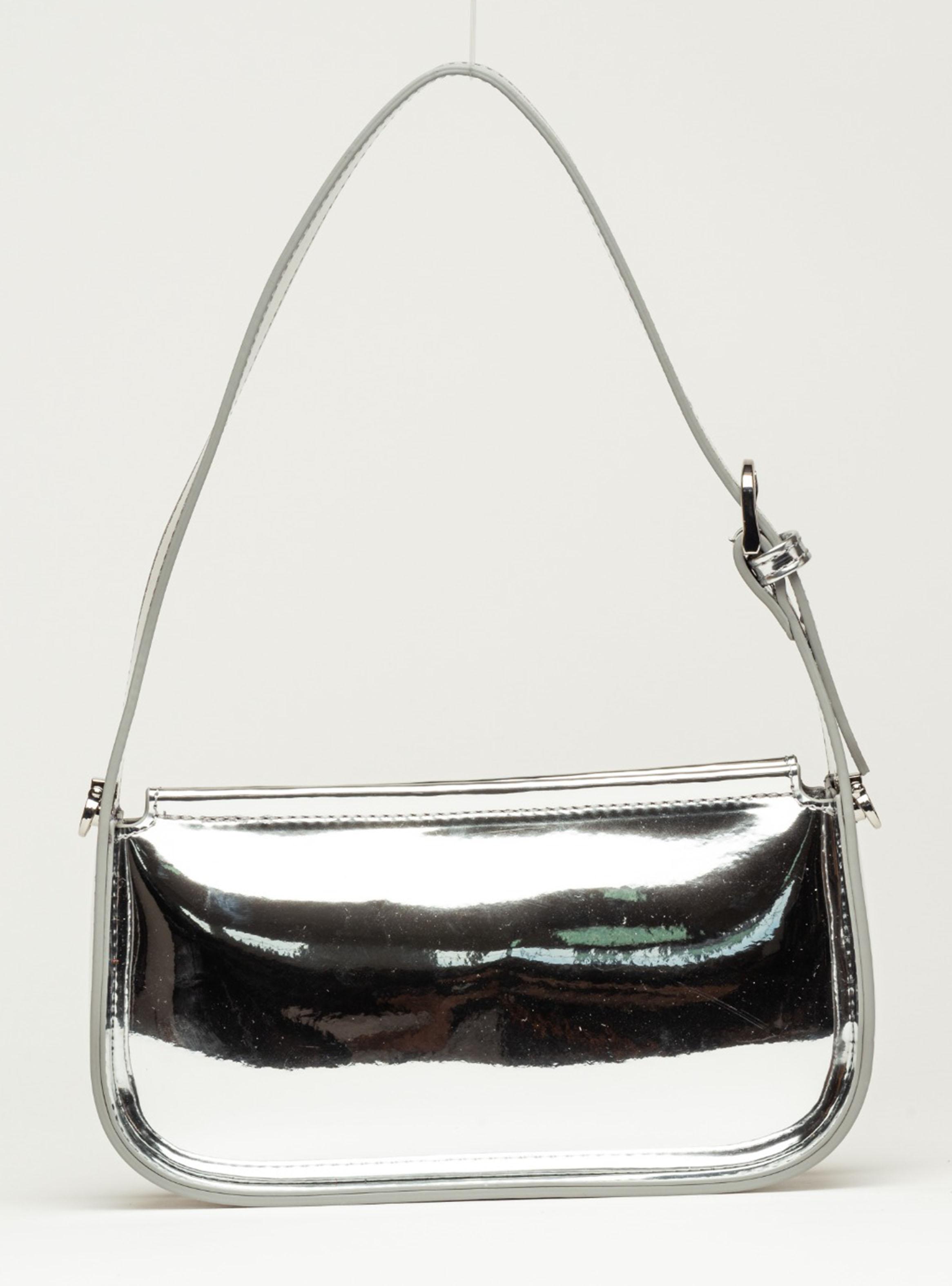 Cartera de Hombro Leaf Plata-0