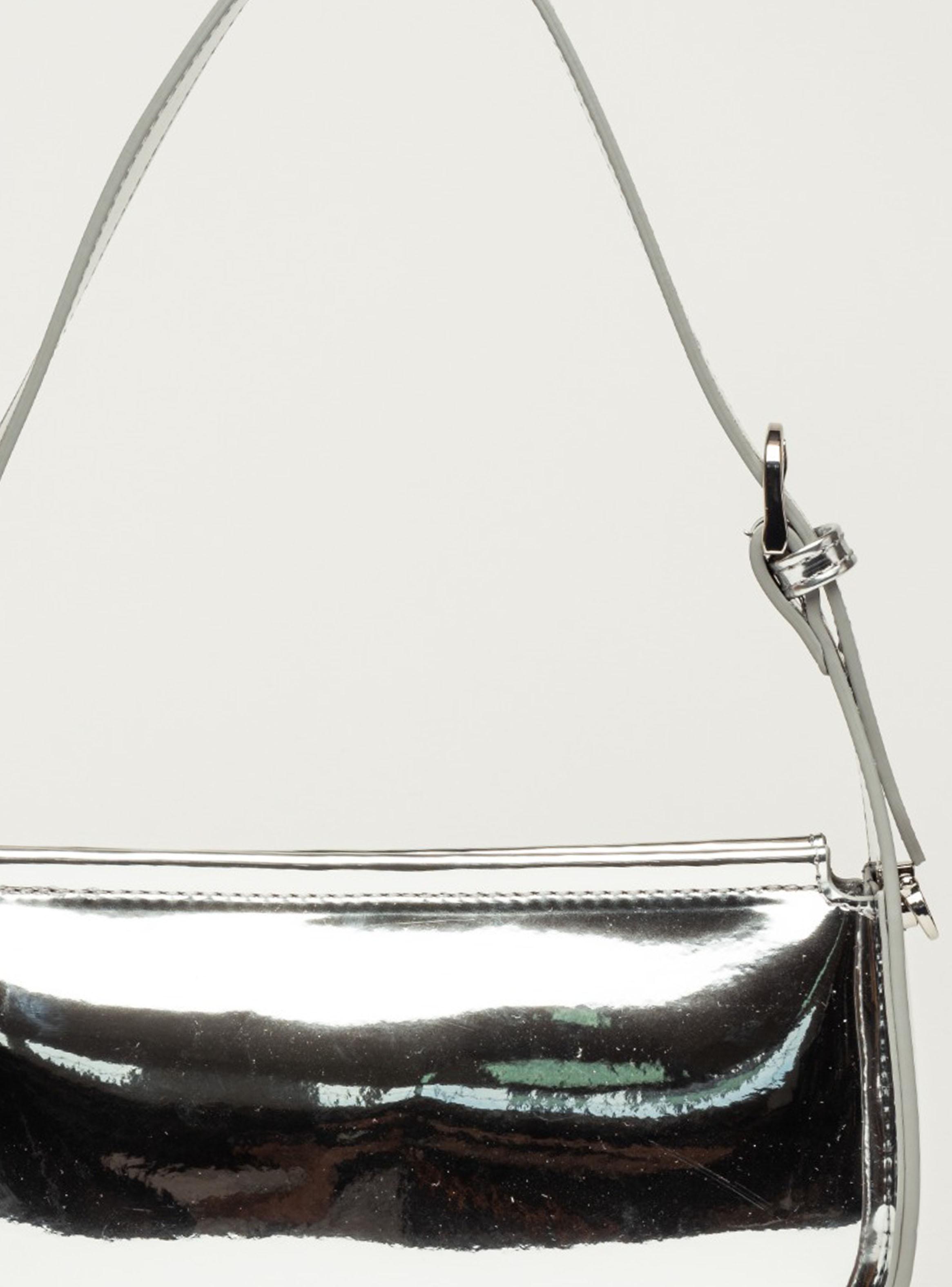 Cartera de Hombro Leaf Plata-1