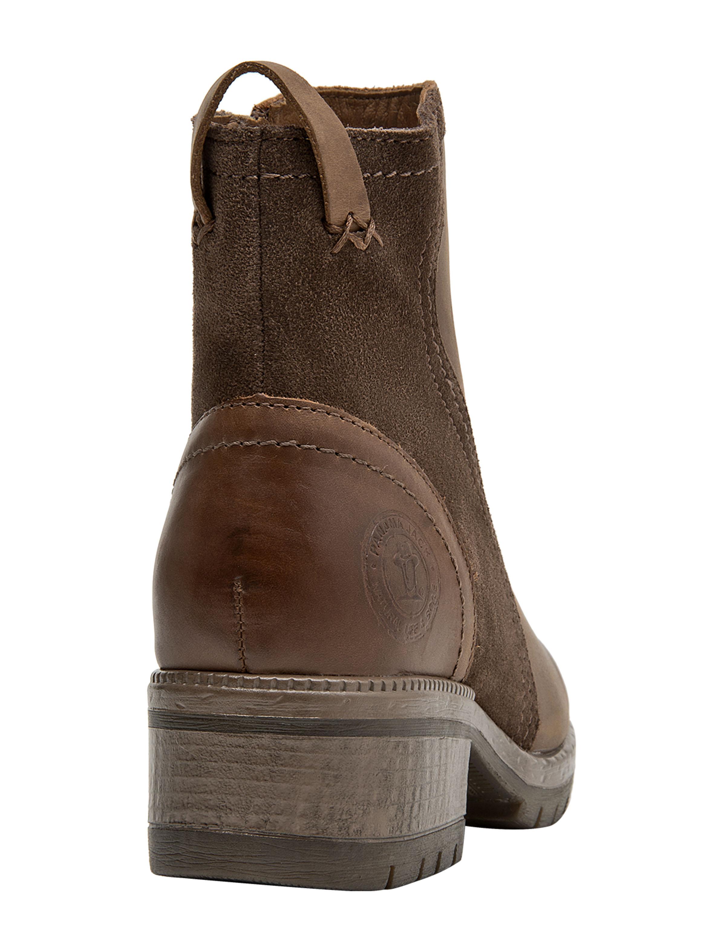 Botín Multi-Texturas Cuero Mujer-4