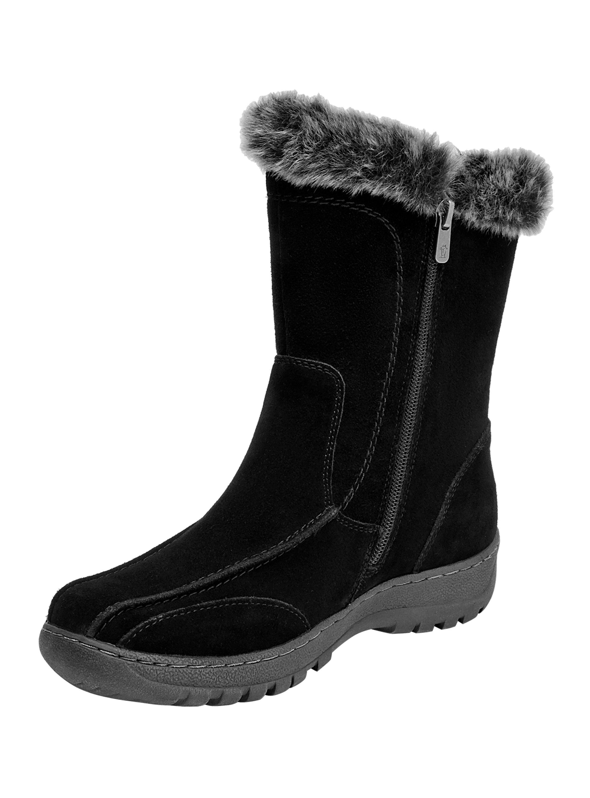 Botín Detalle Pelo con Dos Hebilla Cuero Mujer-3