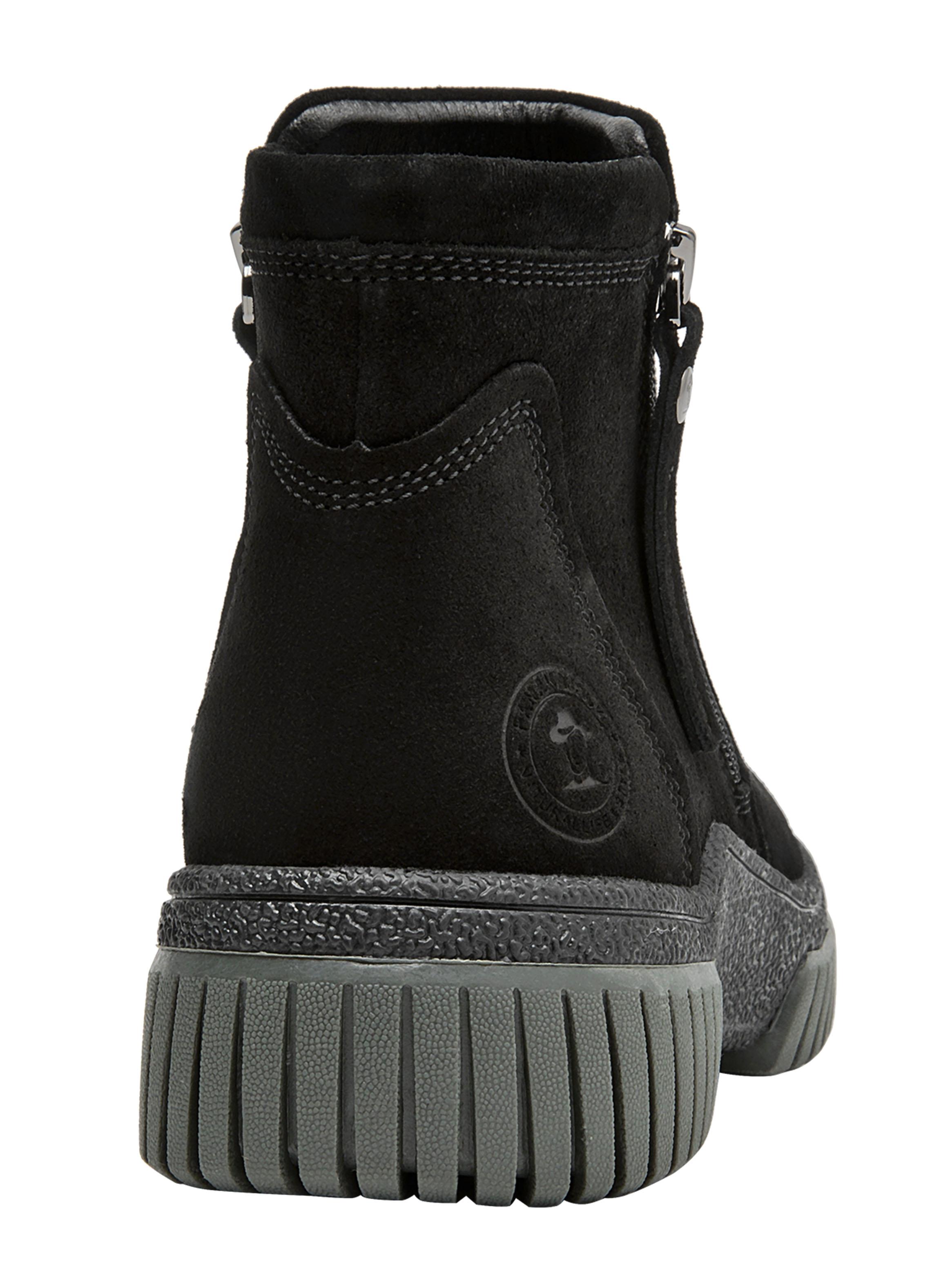 Botín Cierre al Costado Cuero Mujer-4