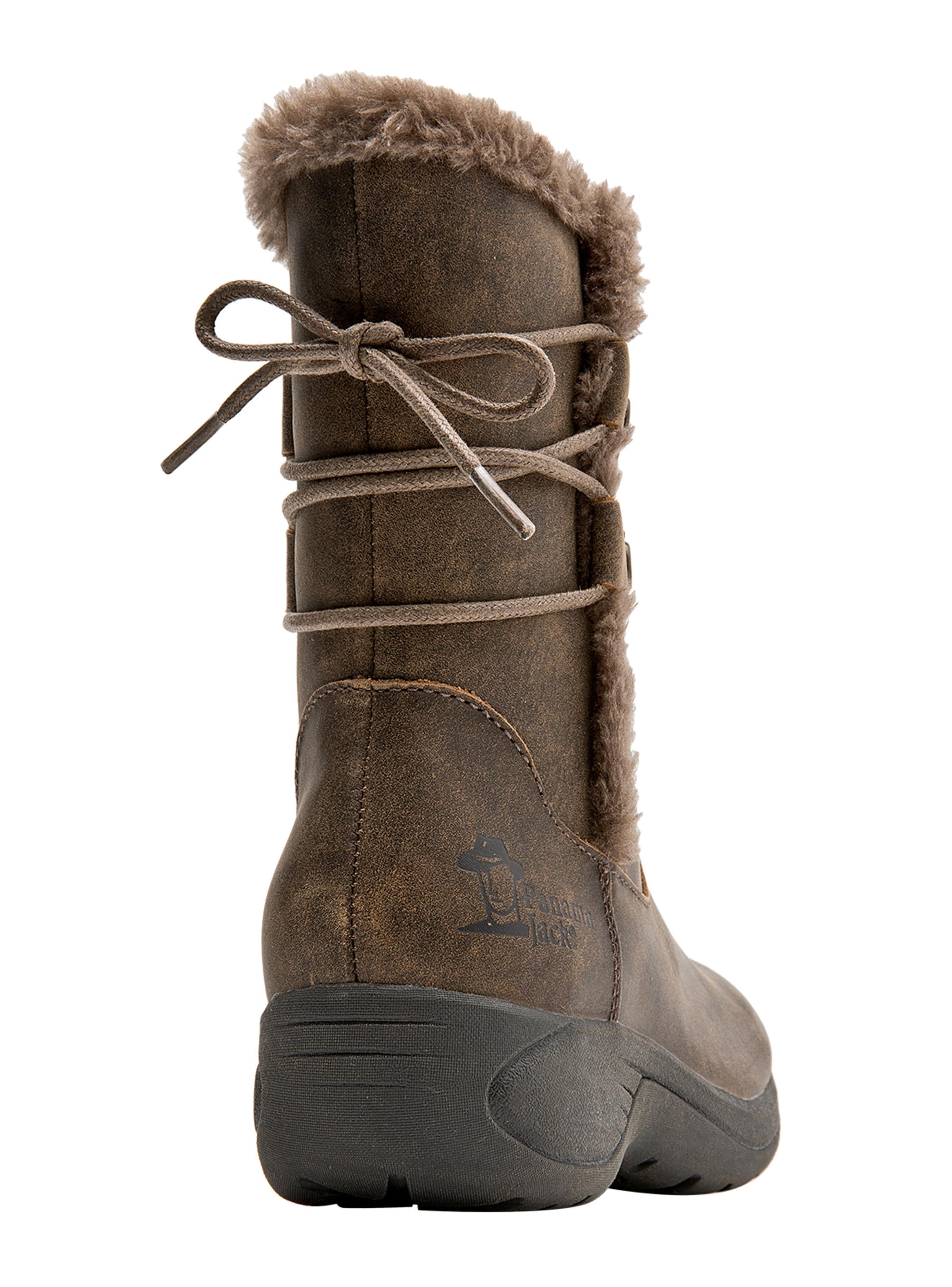 Bota Pelo con Plataforma Mujer-4