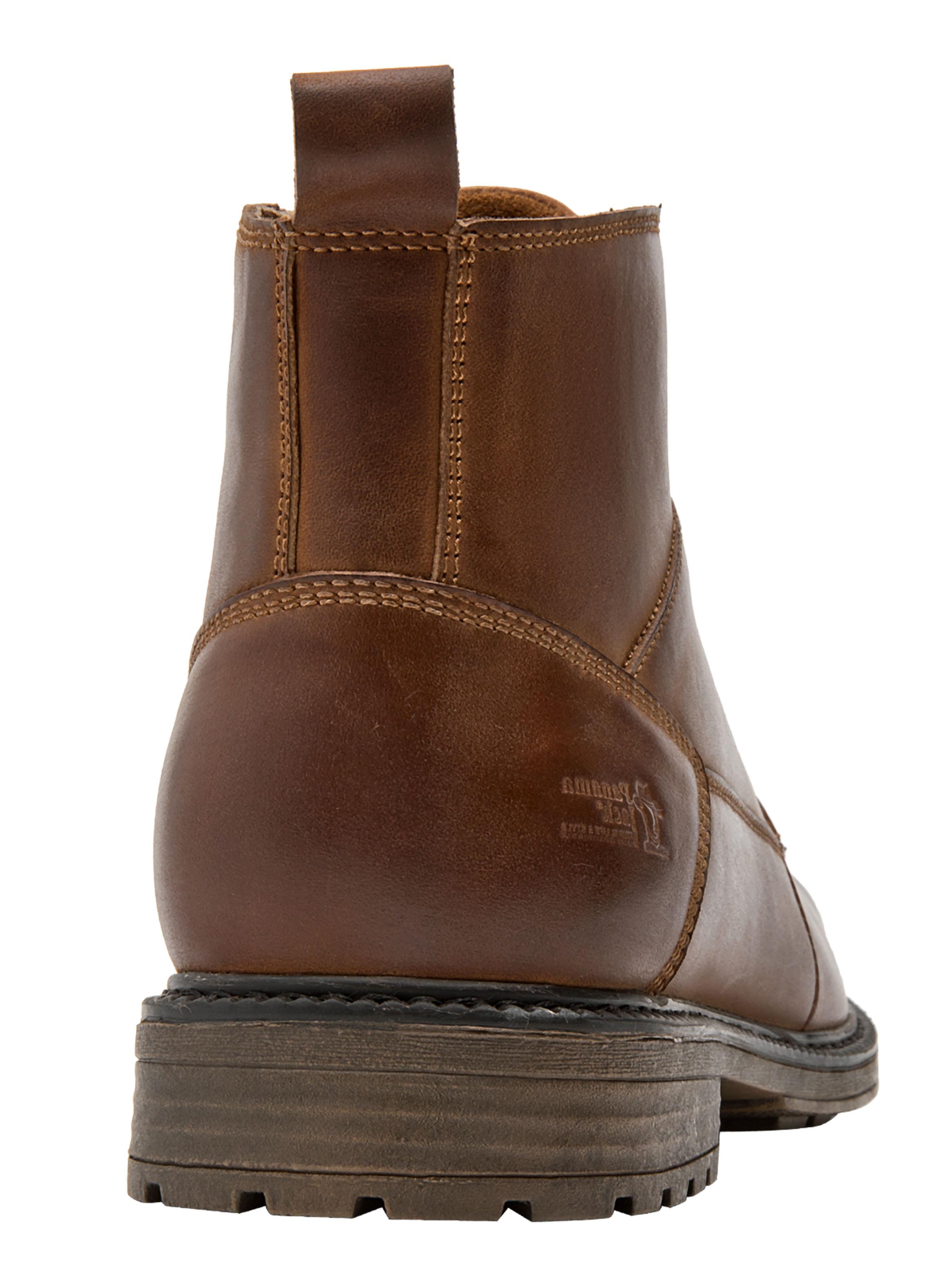 Botín Diseño Liso Cuero Hombre-4