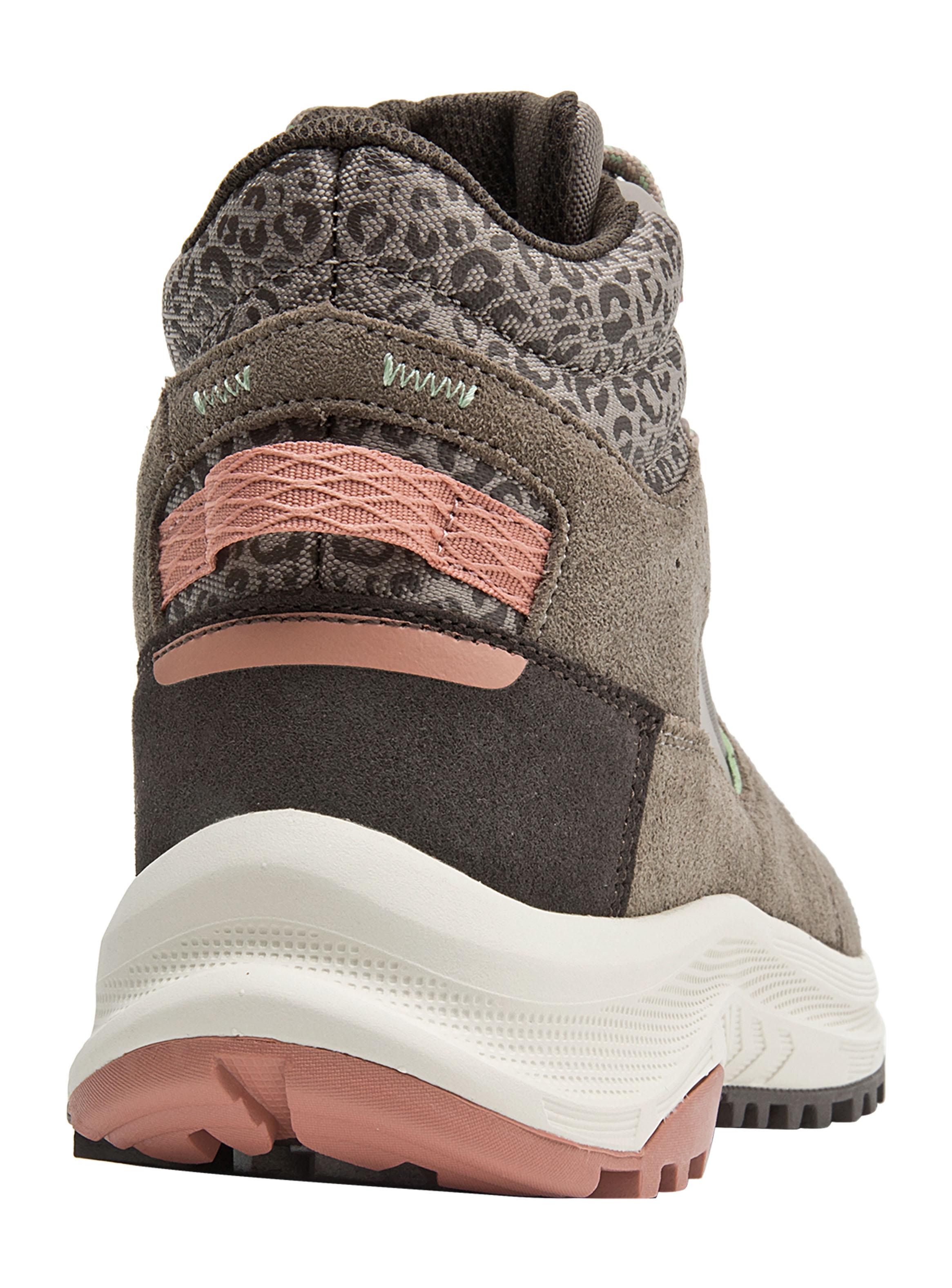 Botín Detalle Animal Print Cuero Mujer-4