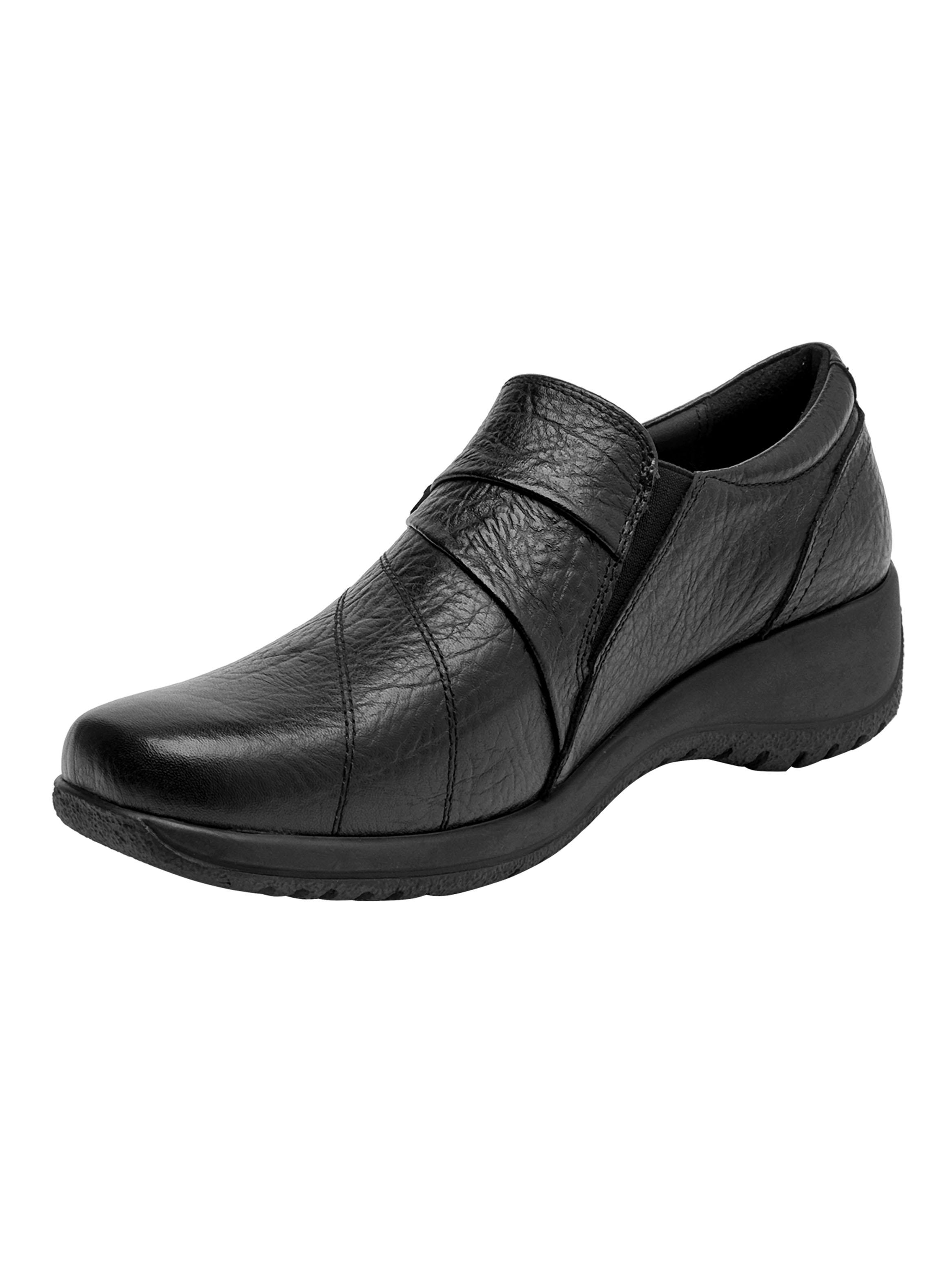 Zapato Casual de Cuero Texturizado y Taco Chino Mujer-2