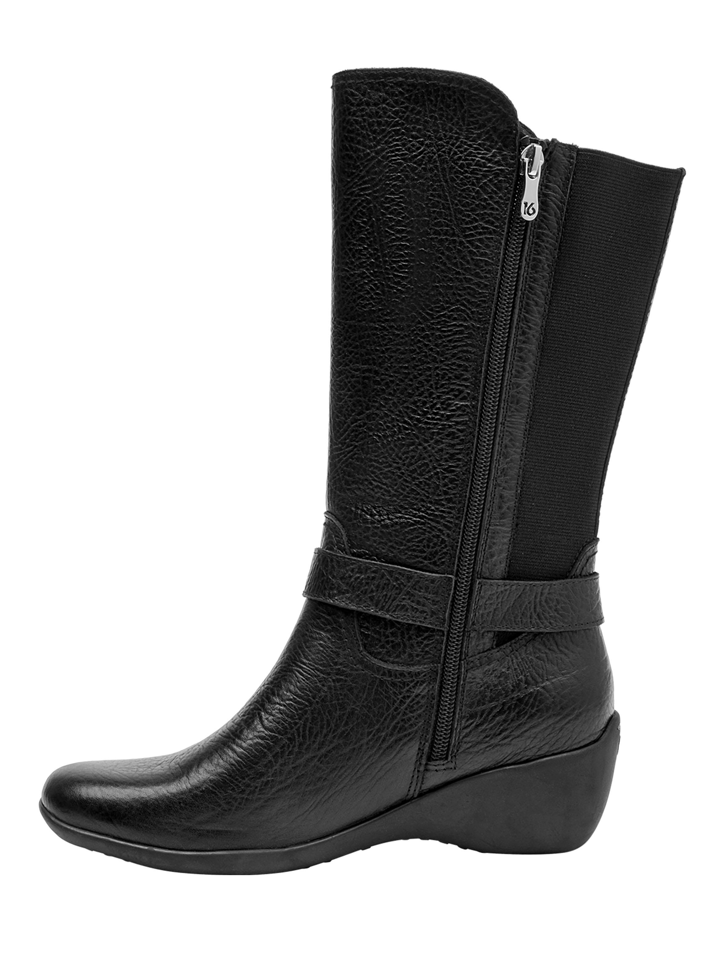 Bota Taco Chino Cuero Mujer-3