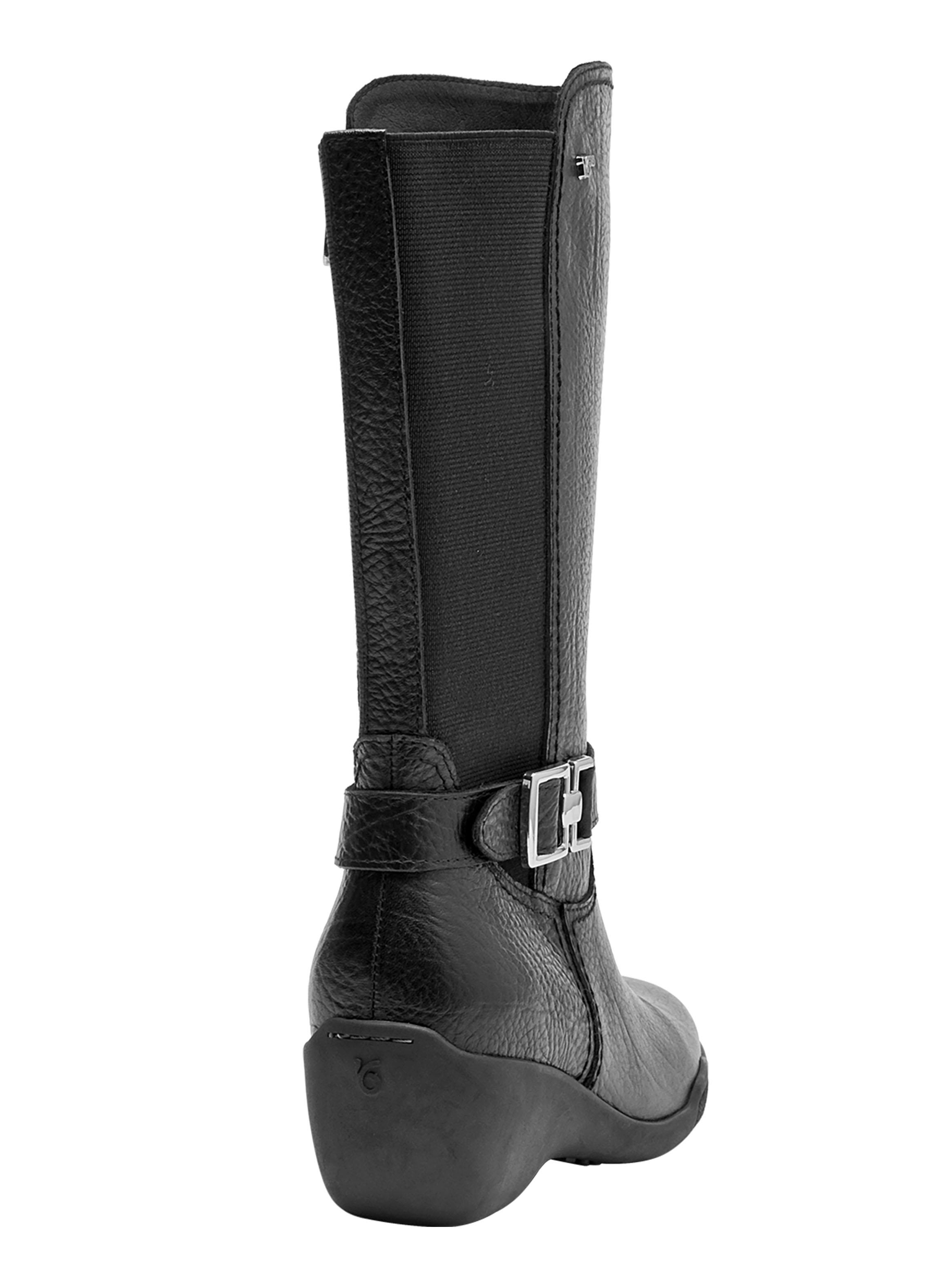 Bota Taco Chino Cuero Mujer-4