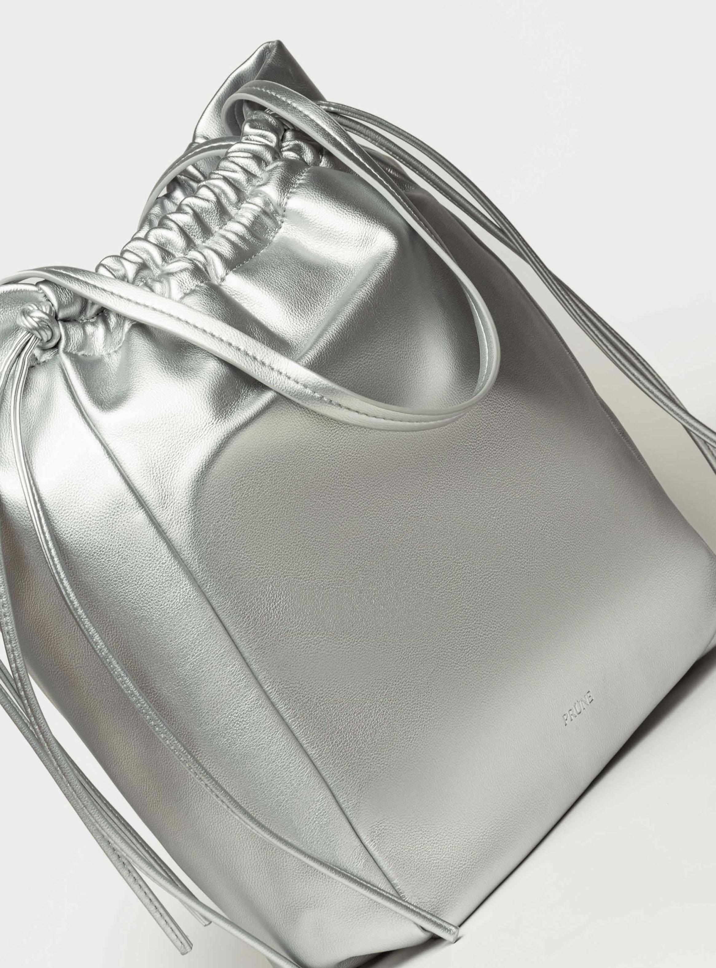 Cartera Shopper Marine Plata-2