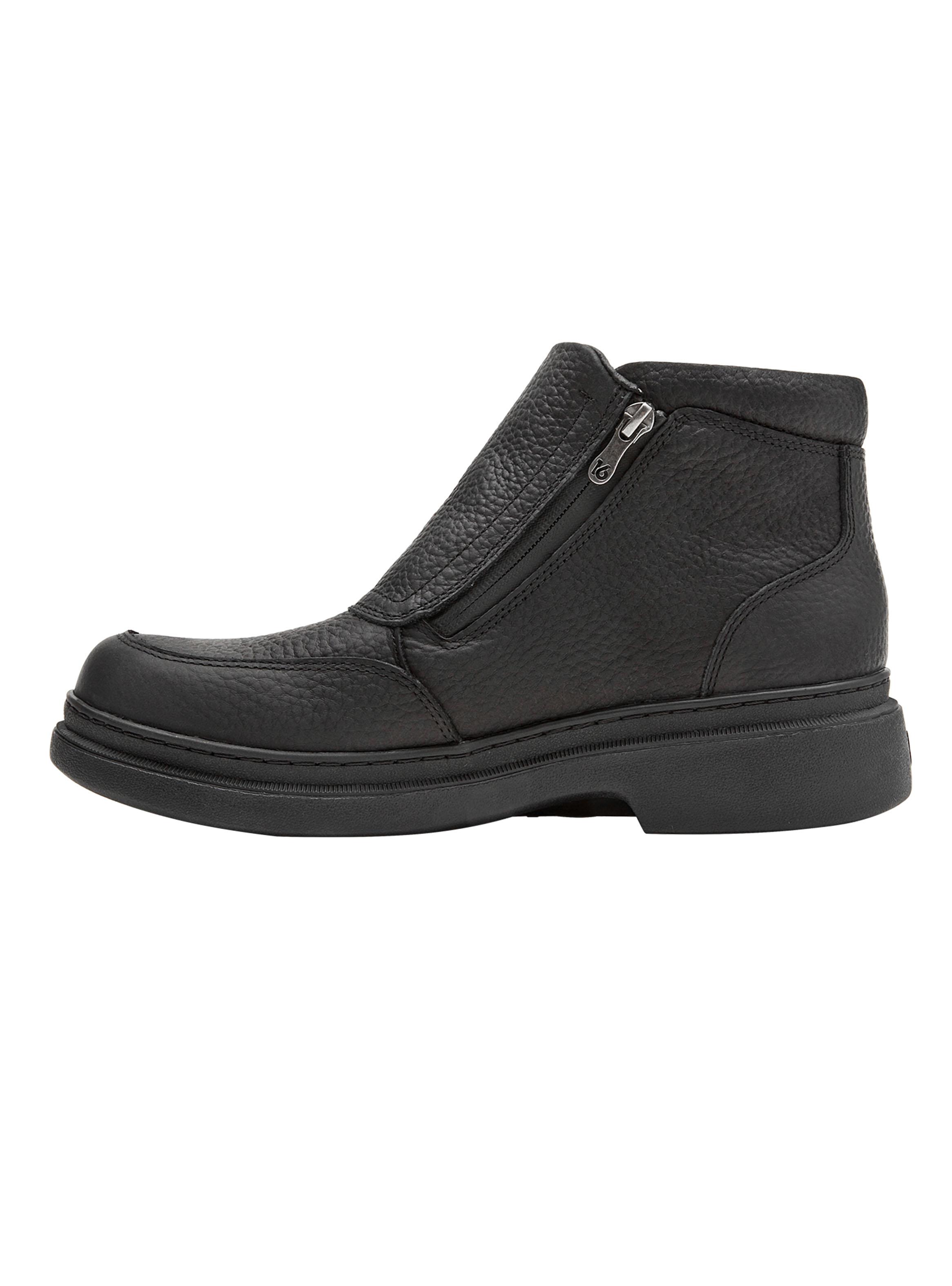 Botín Sport con Cierre al Costado Cuero Hombre-3