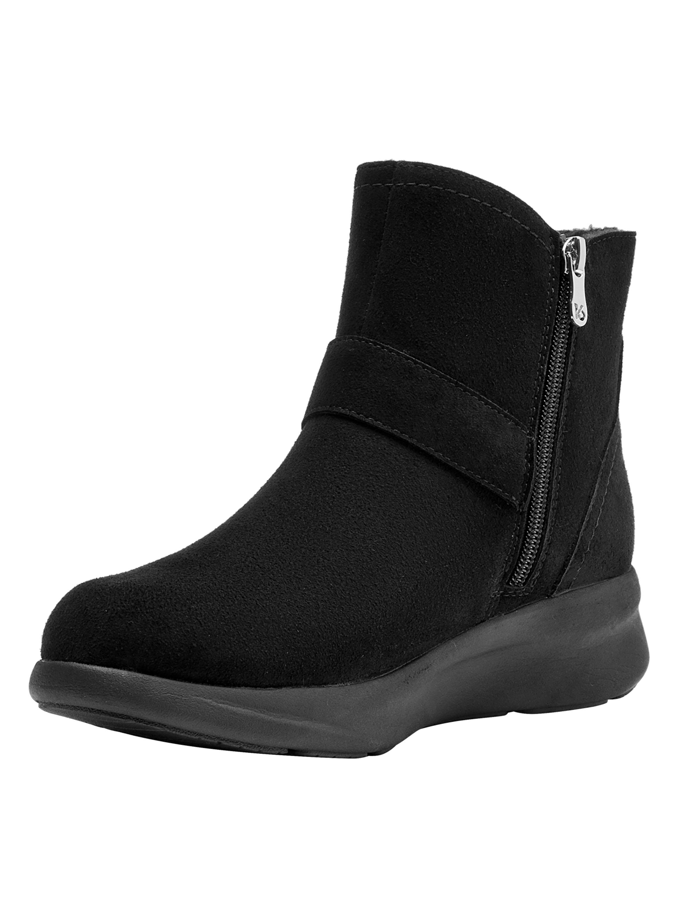 Botín Dos Hebillas y Taco Chino Cuero Mujer-3