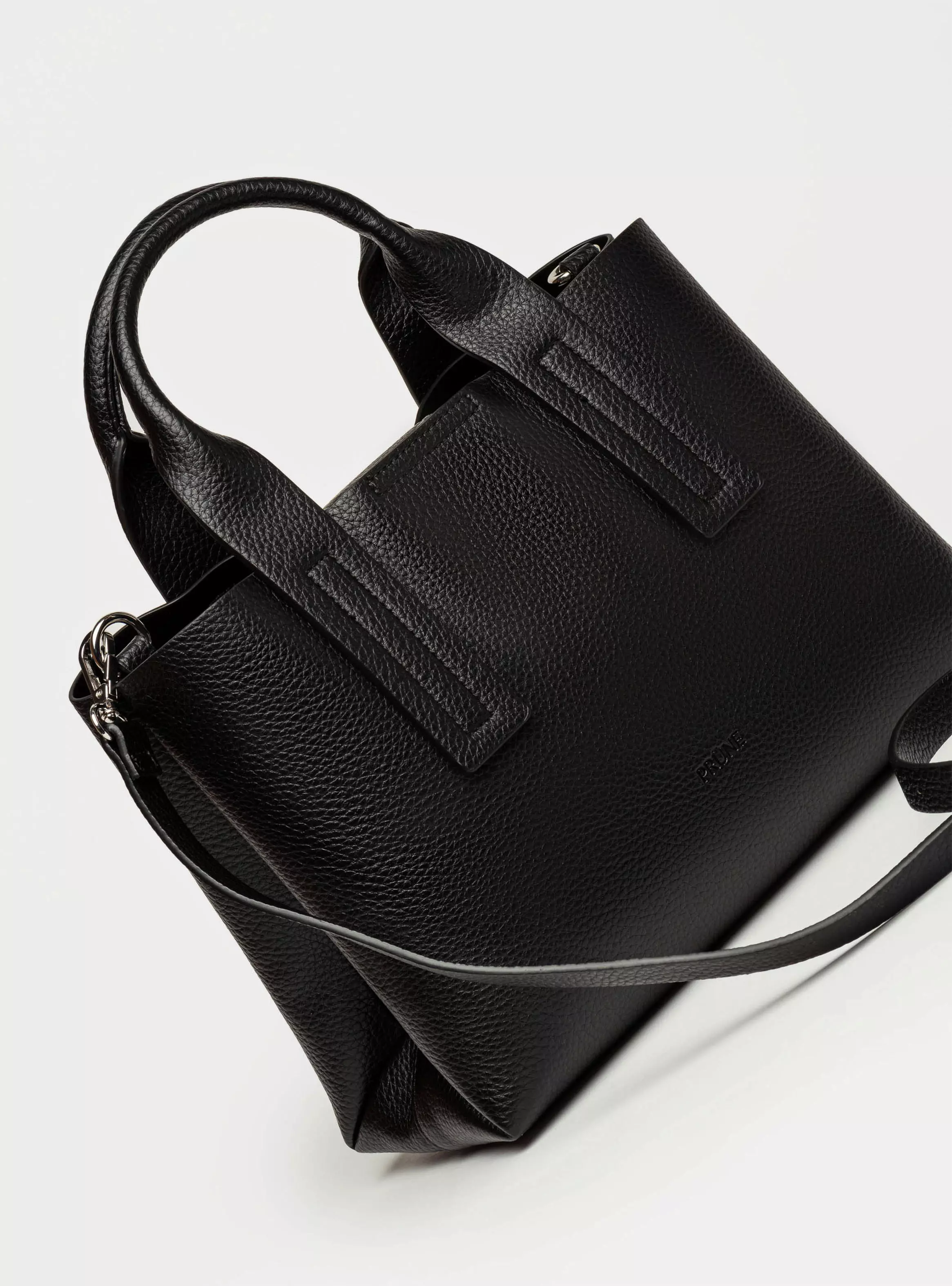 Cartera de Mano Gaia Ecocuero Negro-2