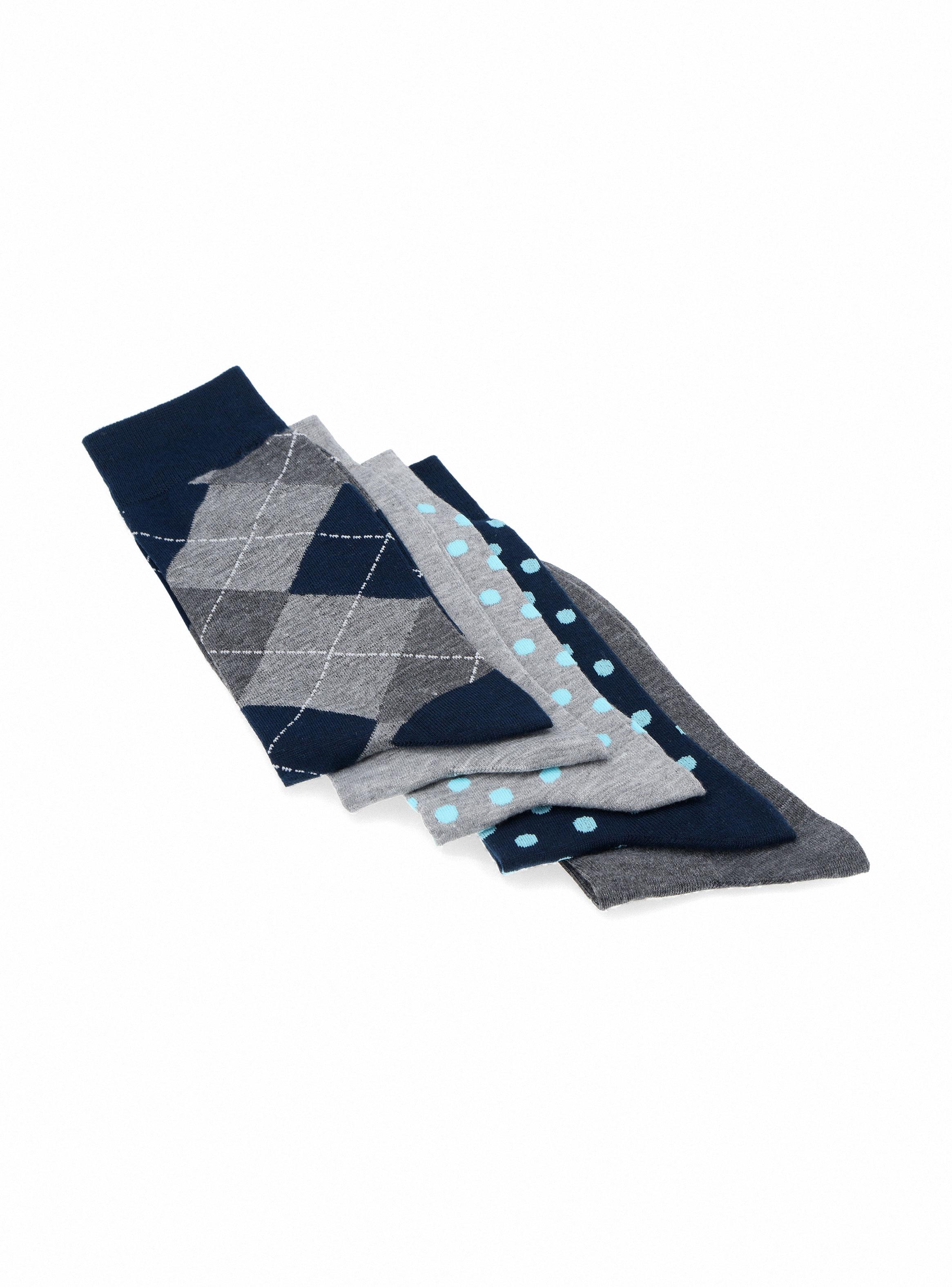 Pack 10 Calcetines Largos con Patrones-5