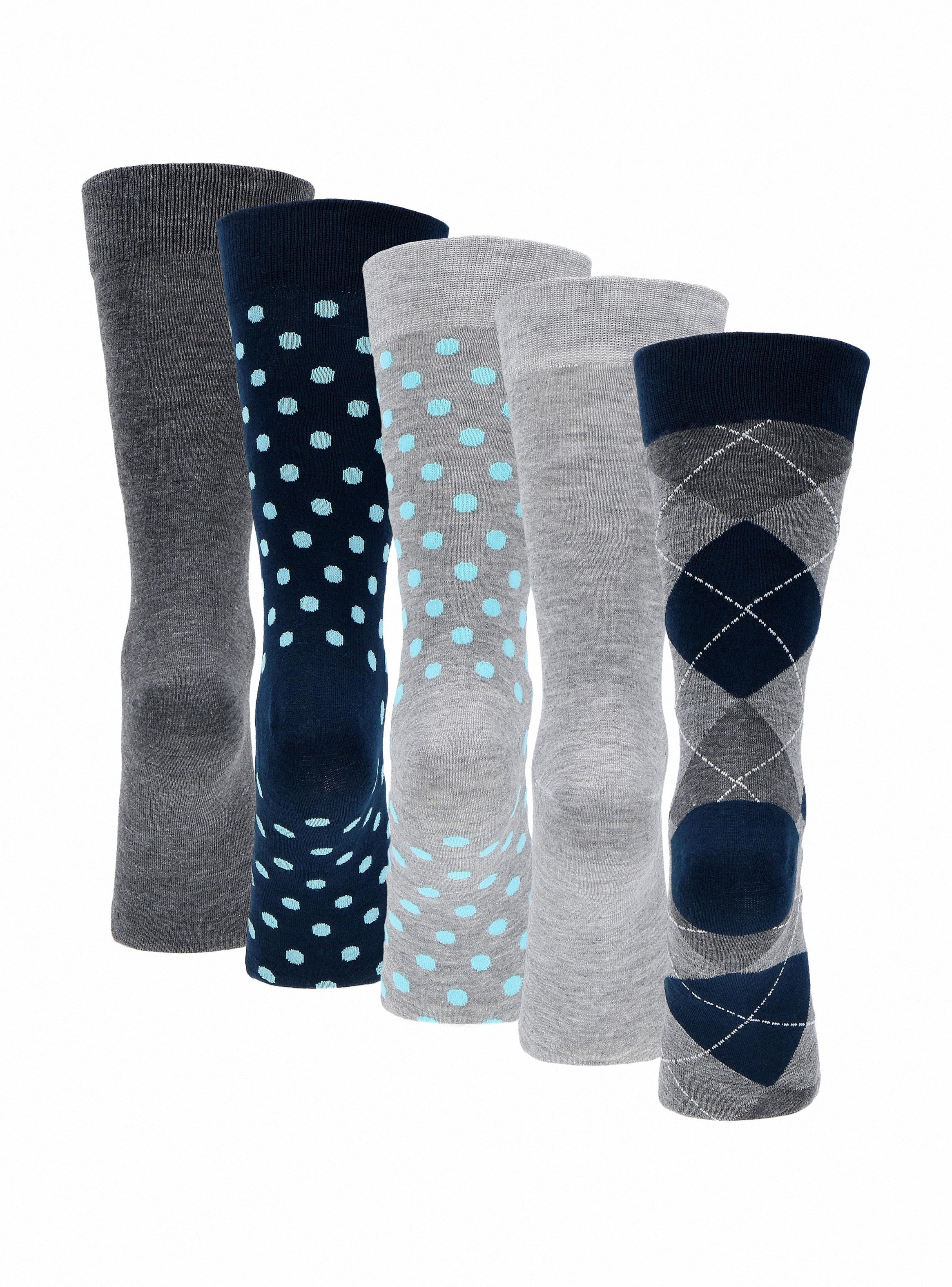 Pack 10 Calcetines Largos con Patrones-4