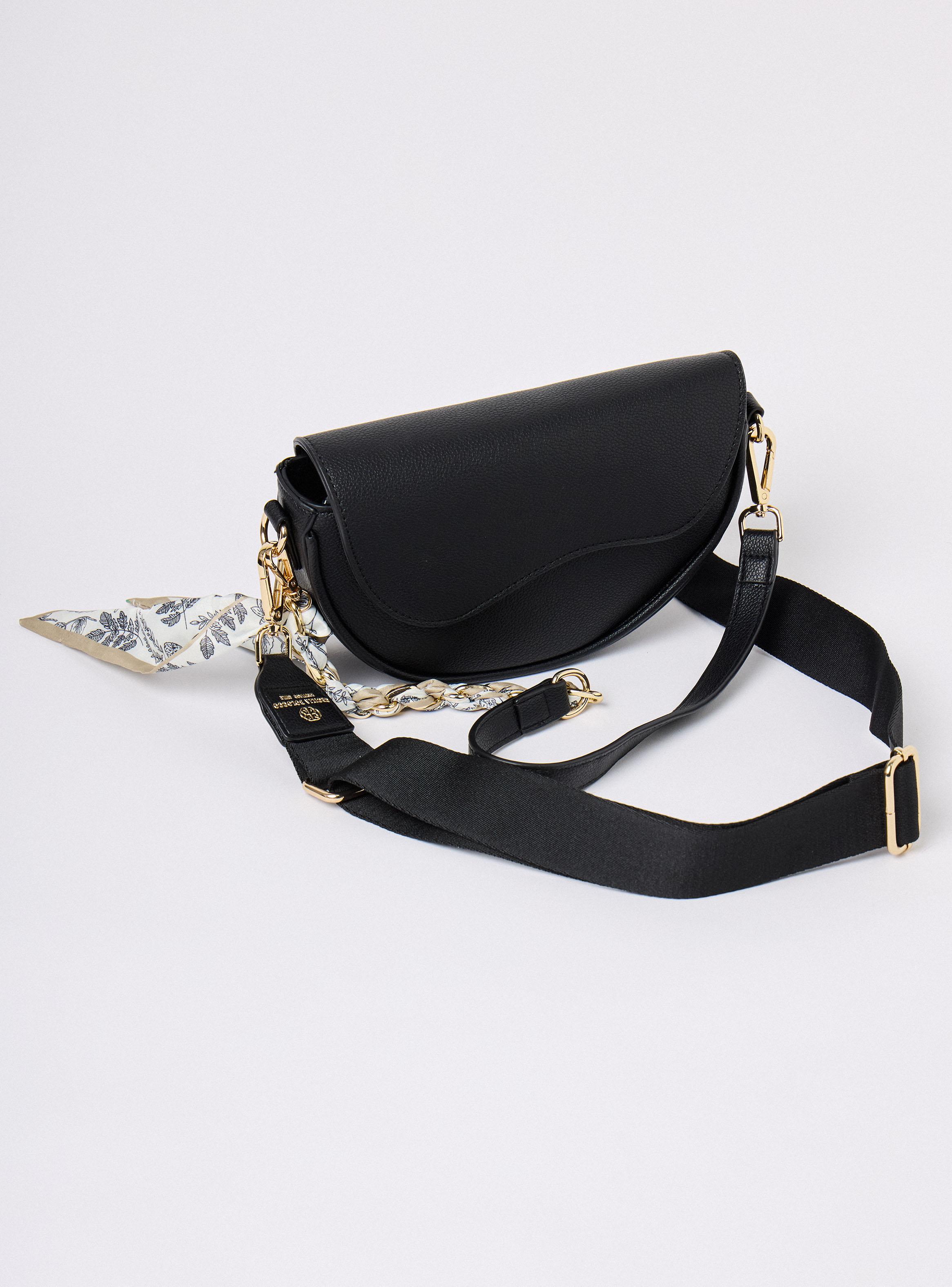 Cartera de Hombro Crossbody con Pañuelo-4