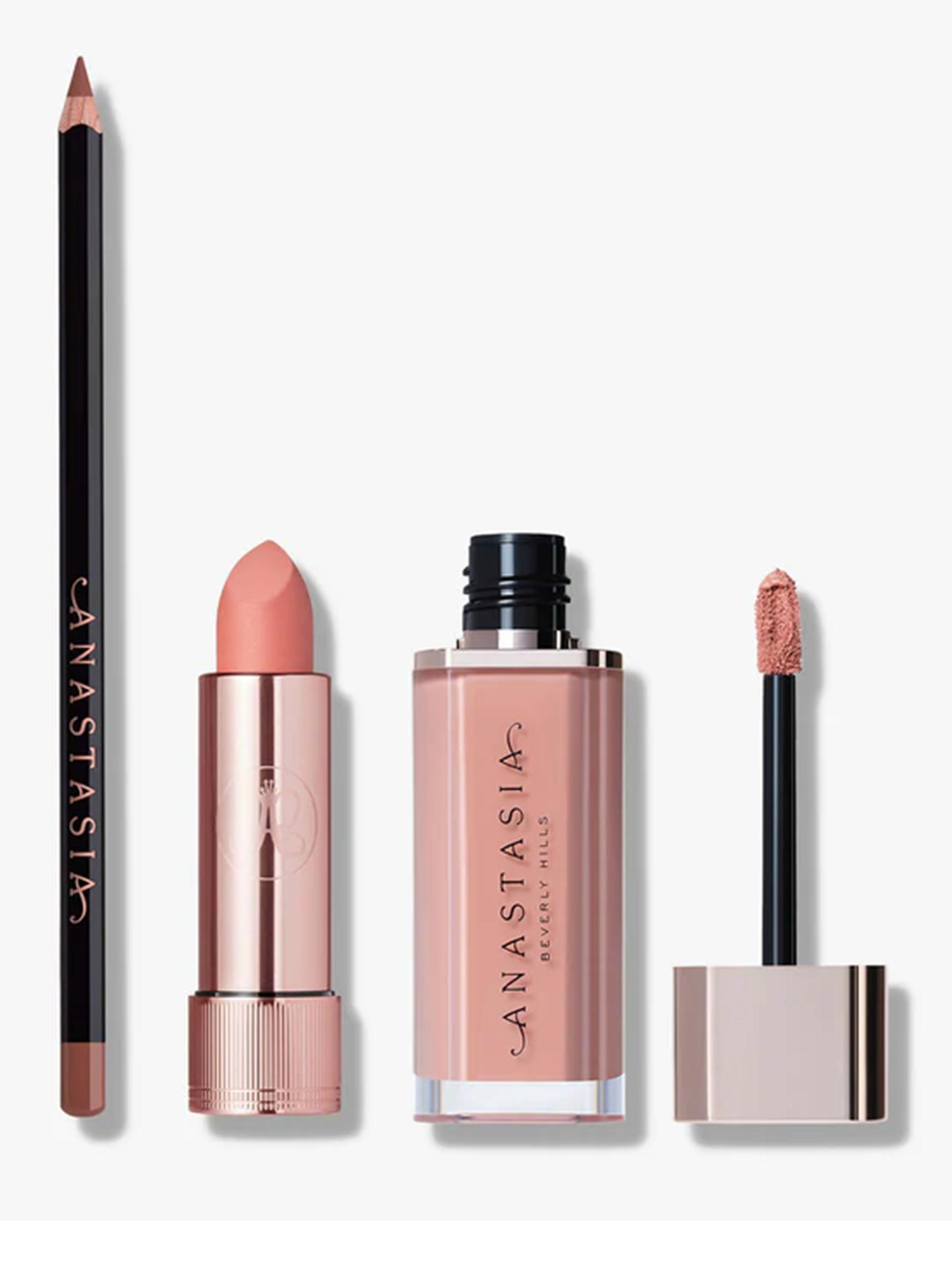 Kit de Labios Pucker Up Lip Trio Hush Pink-0