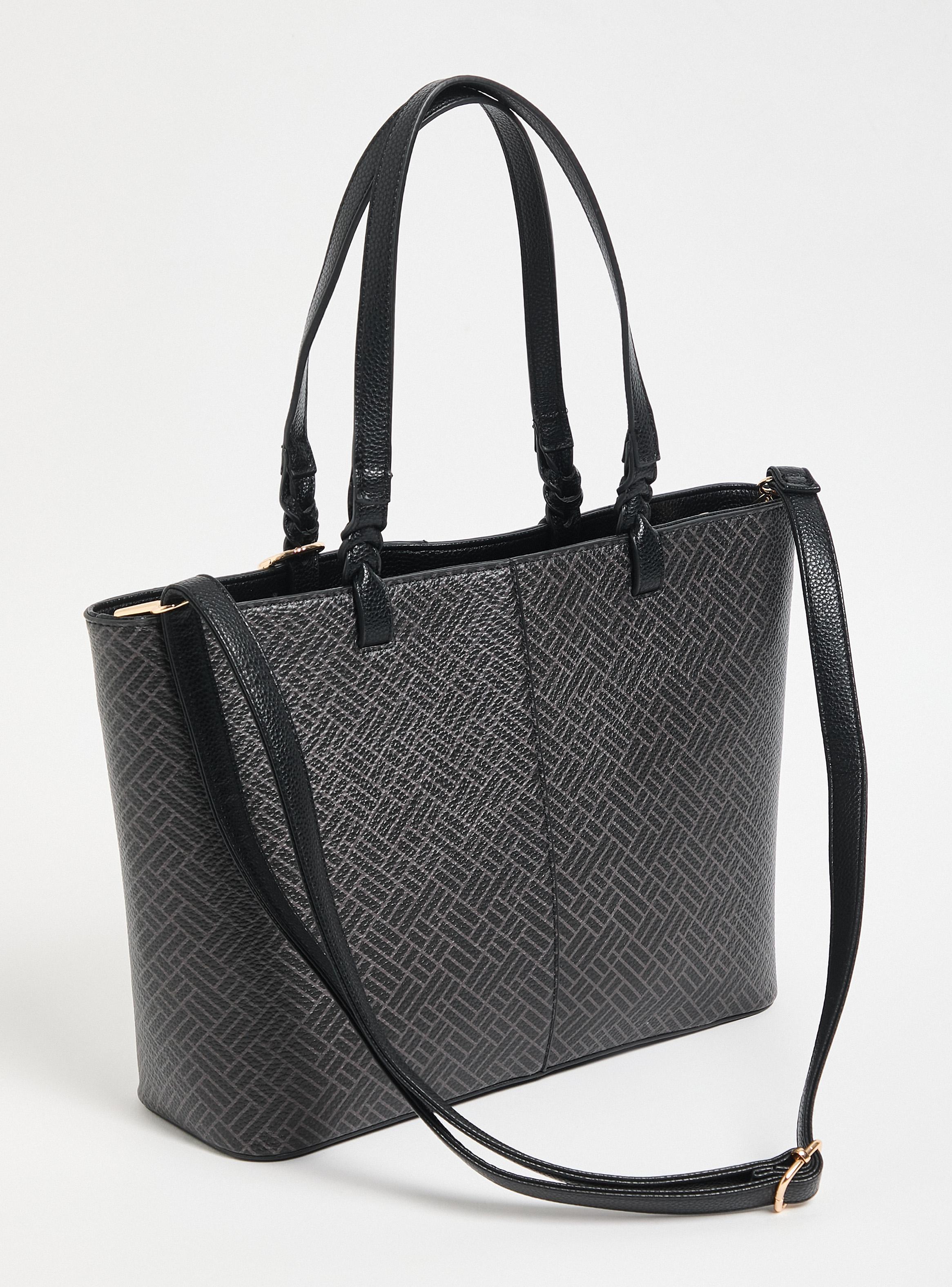 Cartera de Hombro Totebag con Tassel Decorativo-2