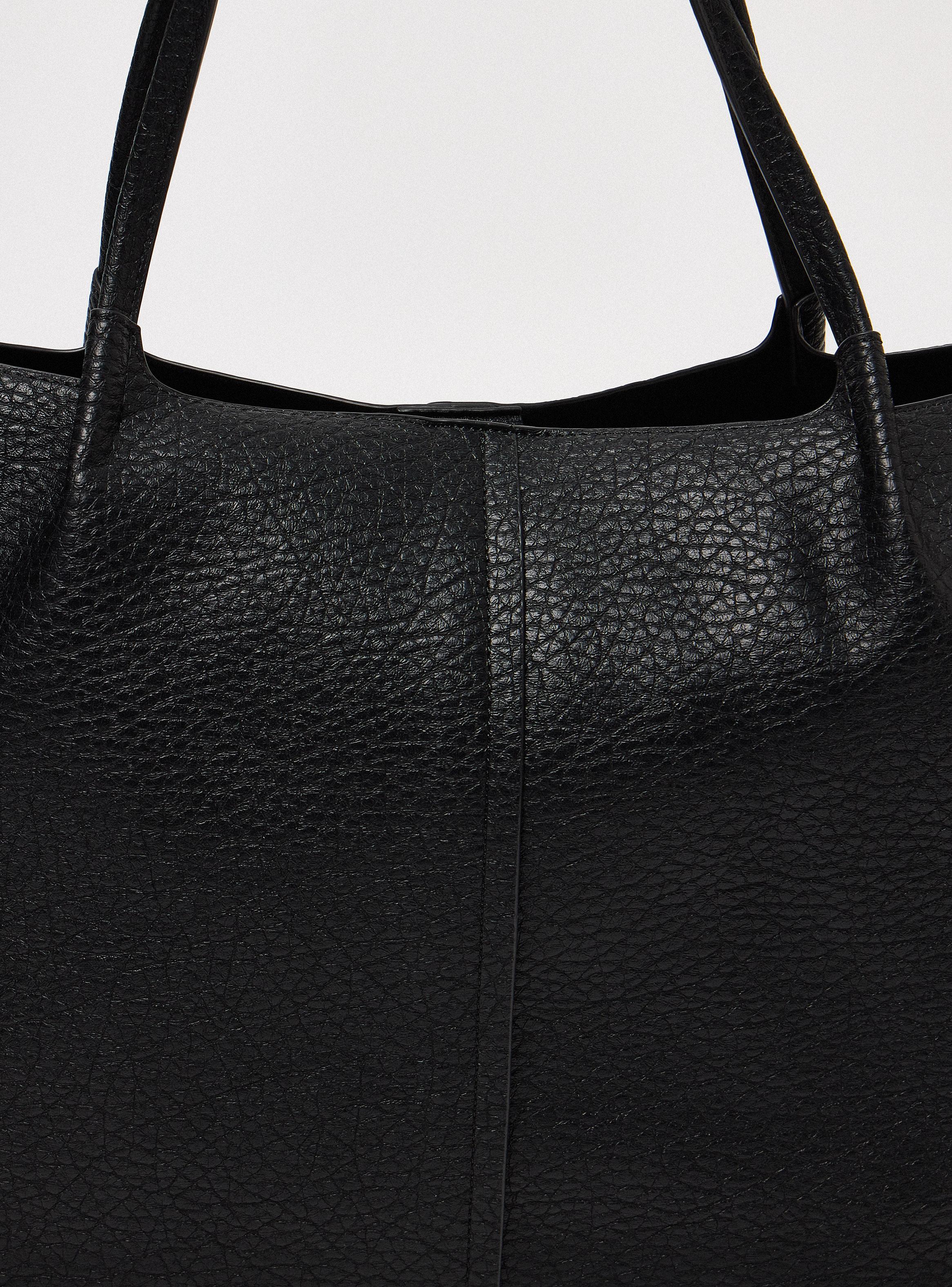 Cartera de Hombro Totebag Textura Grano con Monedero-6