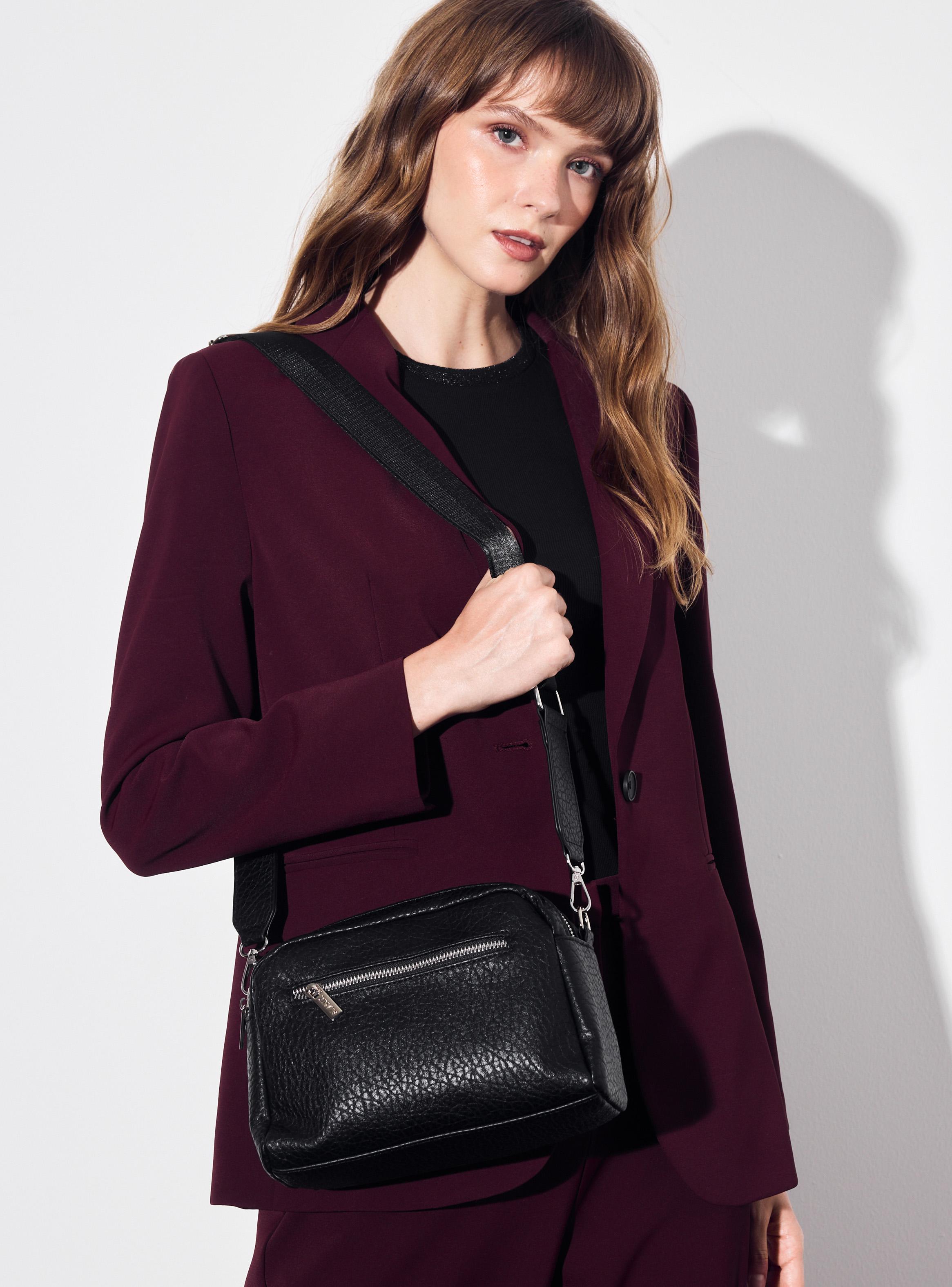 Cartera de Hombro Crossbody Textura Grano-5