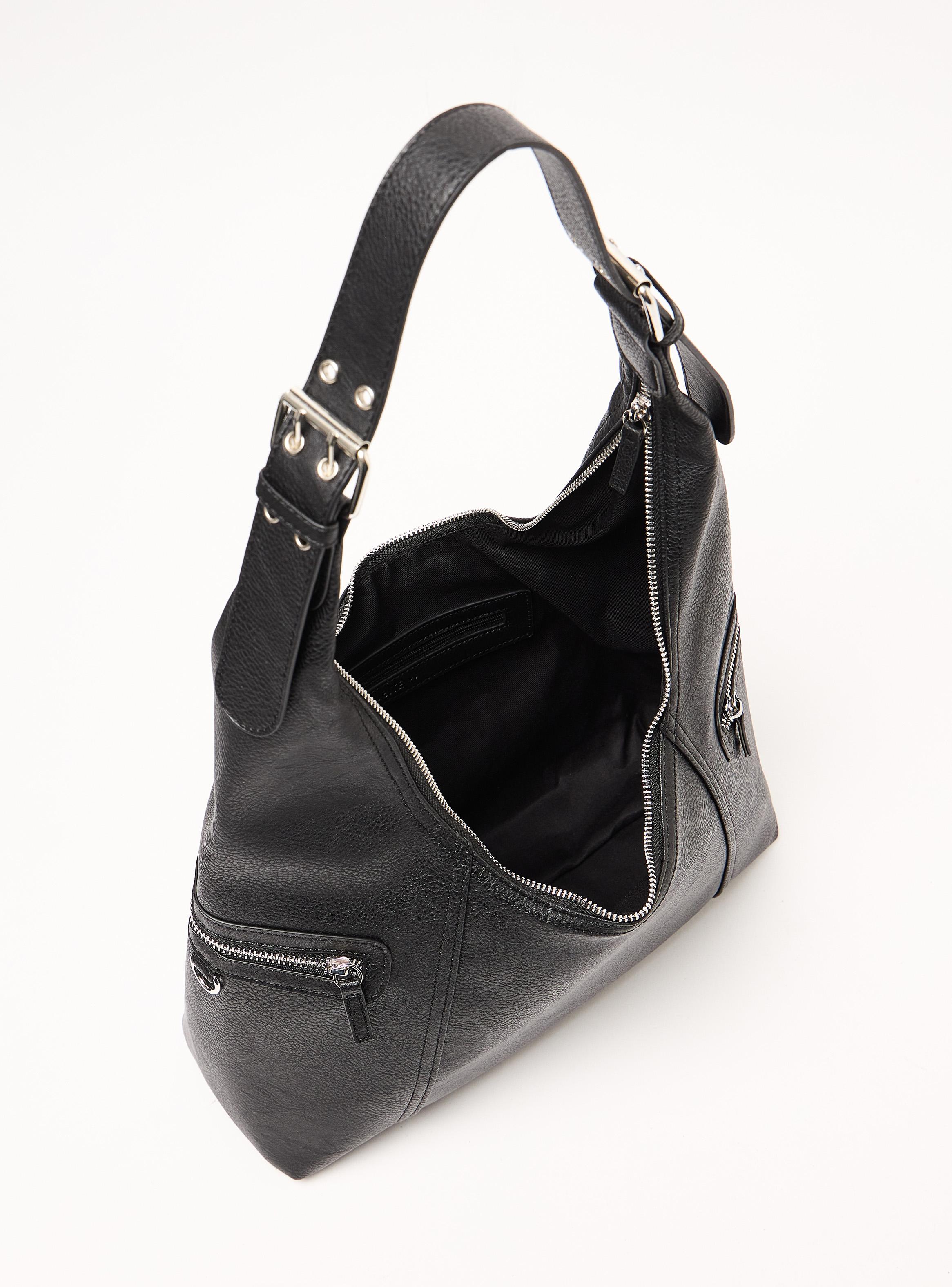 Cartera de Hombro con Cierres-5