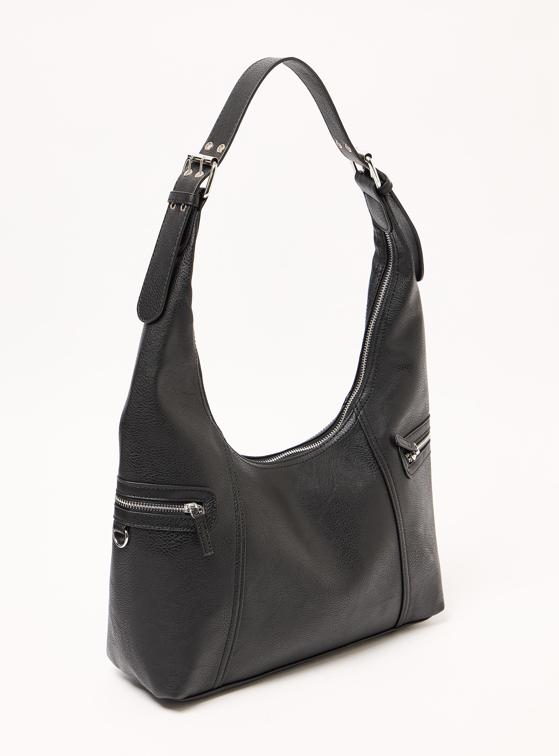 Cartera de Hombro con Cierres-3