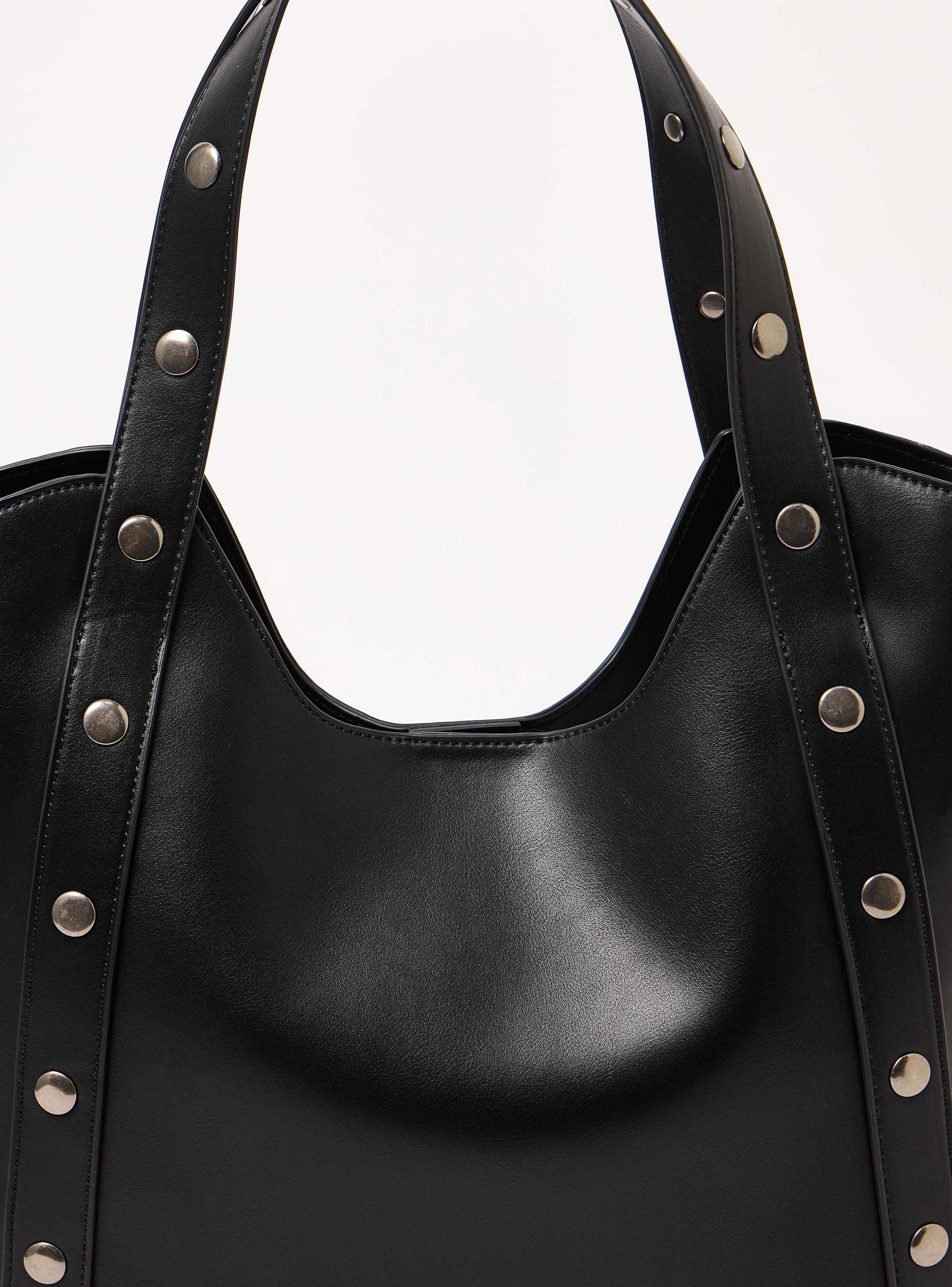 Cartera Tipo Tote XL Tachas-5