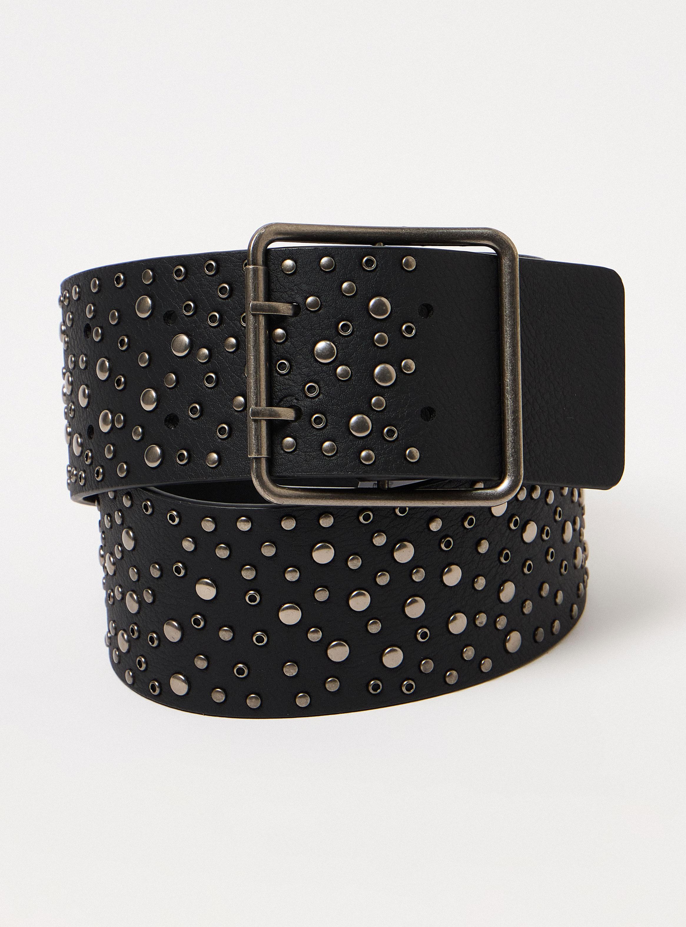 Cinturón Grueso con Tachas-2