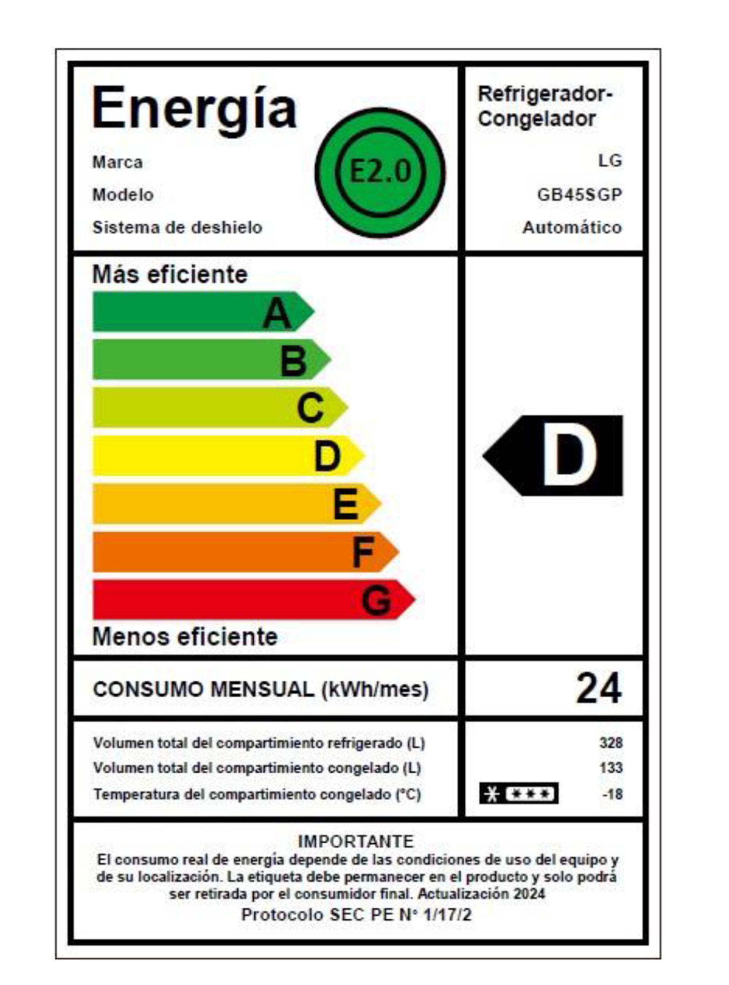 Refrigerador Bottom Freezer No Frost 461 Litros GB45SGP-9