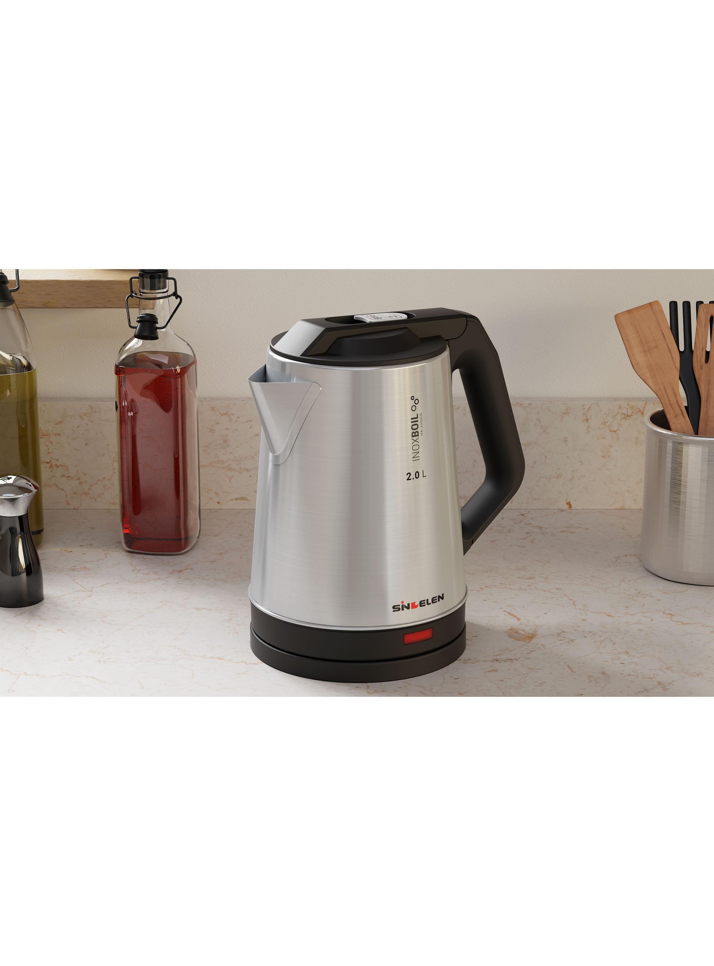 Hervidor de Agua 2 Litros 1350W HA-2900IN Inox-5