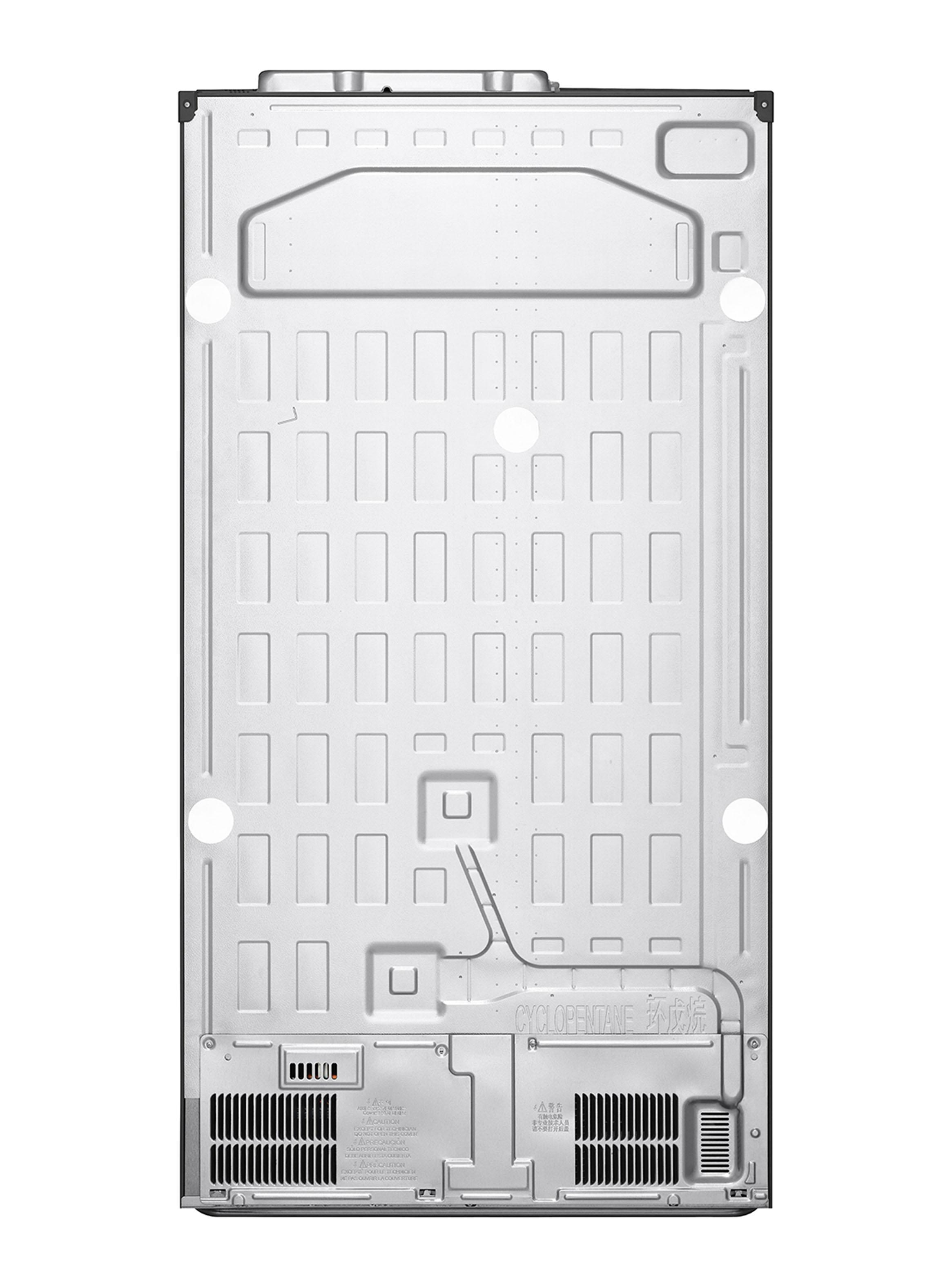 Refrigerador Side by Side No Frost 635 Litros GS66WPP Smart Inverter Compressor Platinum Silver-6