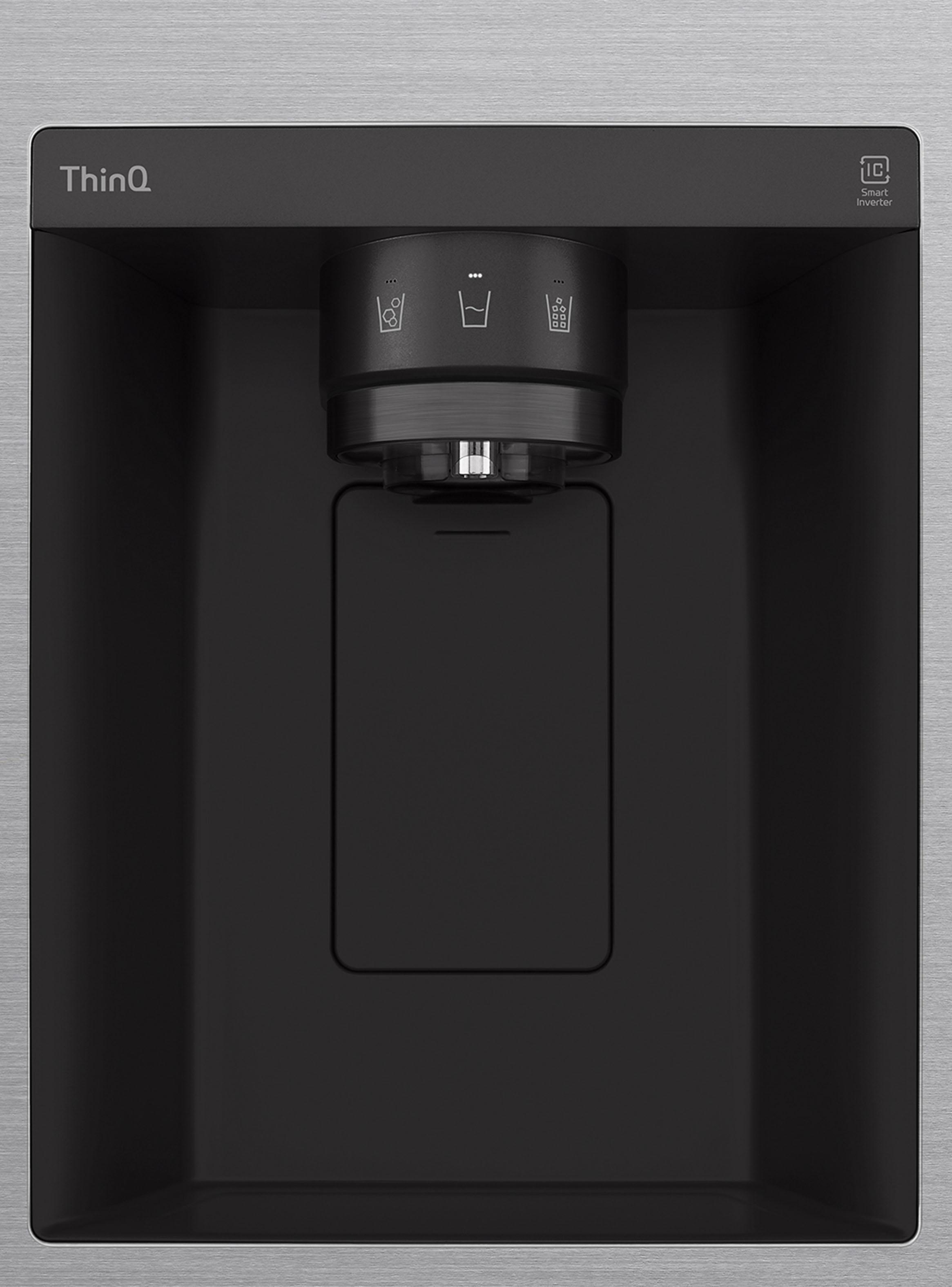 Refrigerador Side by Side No Frost 635 Litros GS66WPP Smart Inverter Compressor Platinum Silver-7