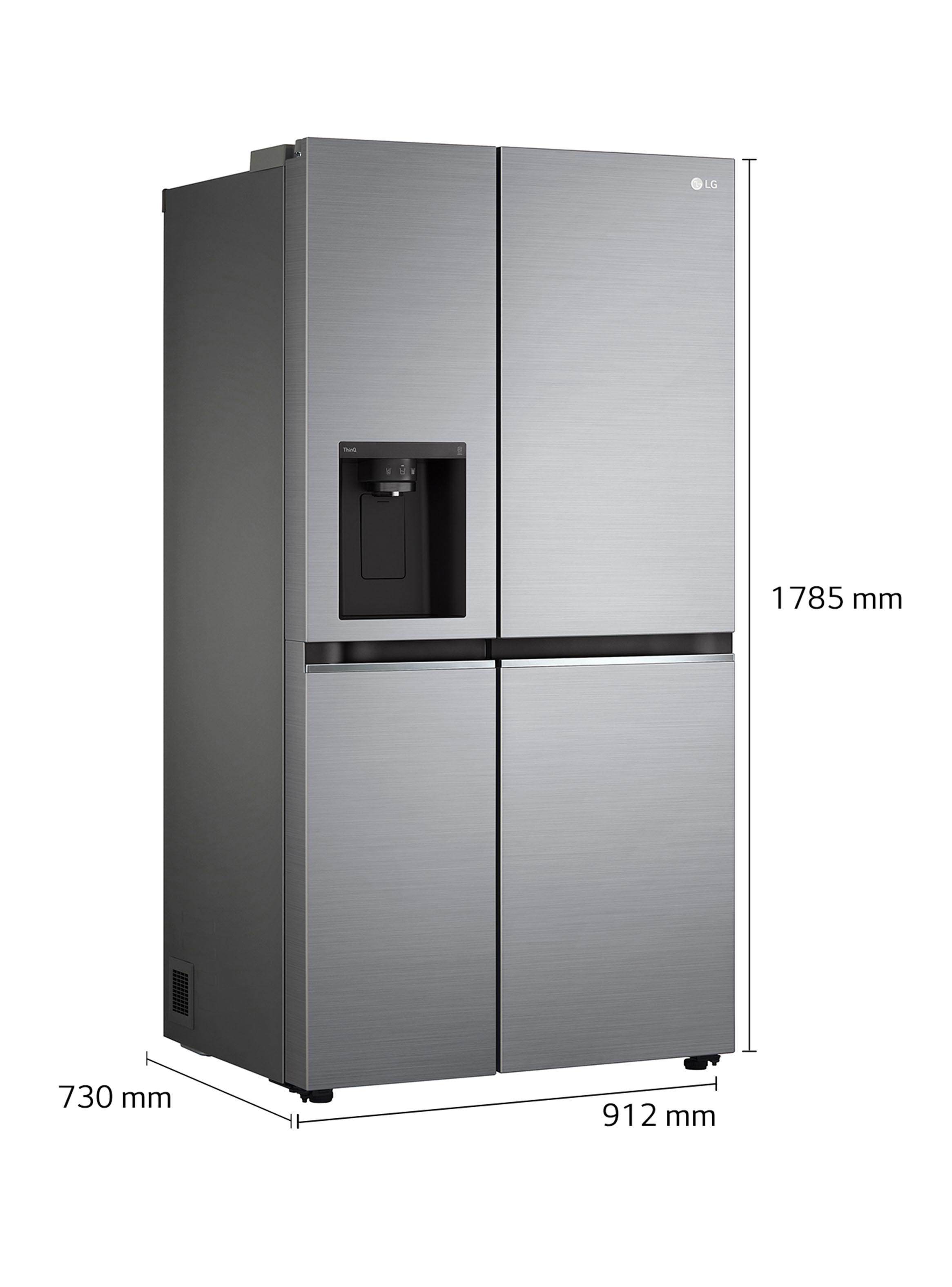 Refrigerador Side by Side No Frost 635 Litros GS66WPP Smart Inverter Compressor Platinum Silver-1