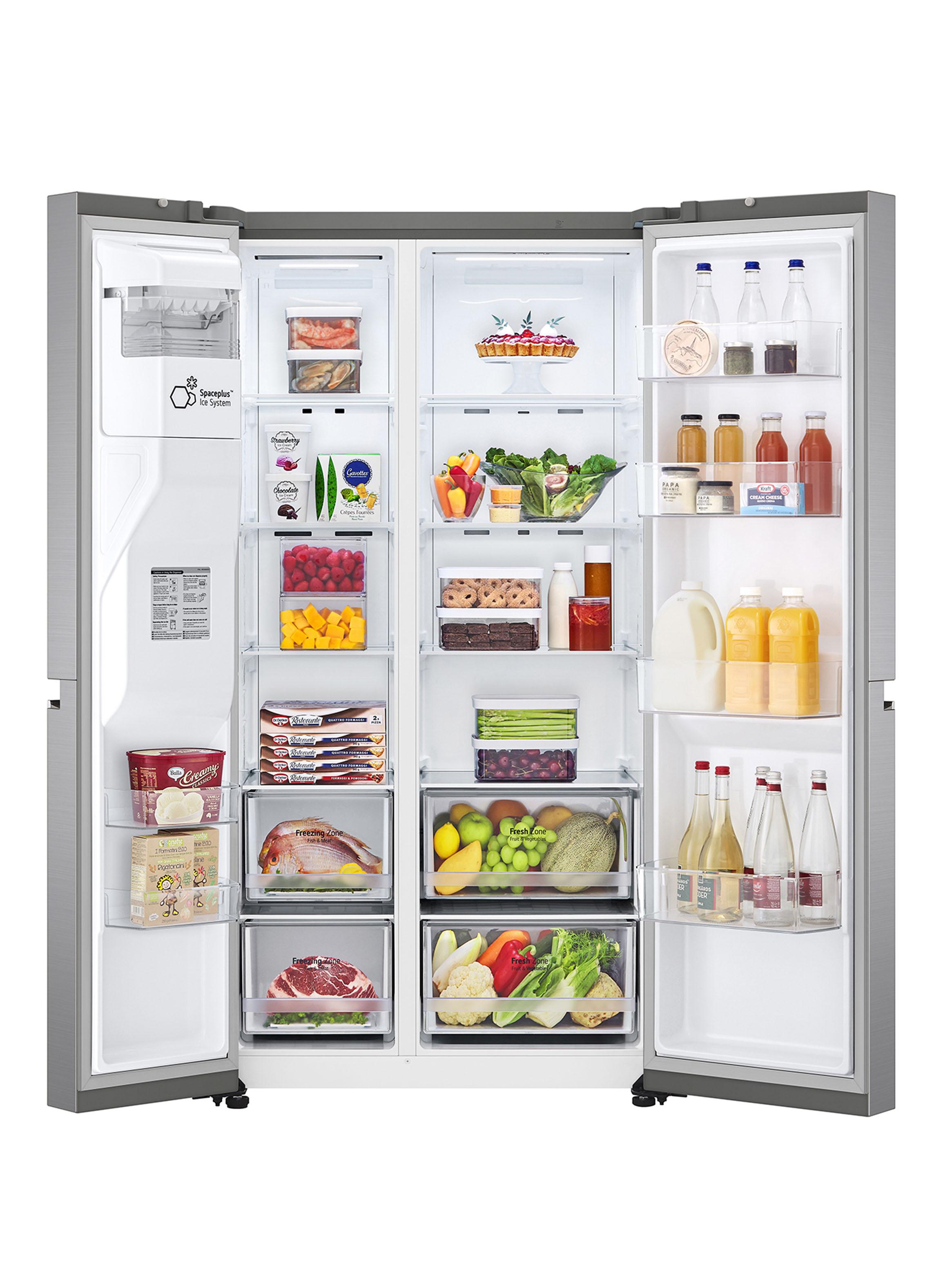 Refrigerador Side by Side No Frost 635 Litros GS66WPP Smart Inverter Compressor Platinum Silver-3