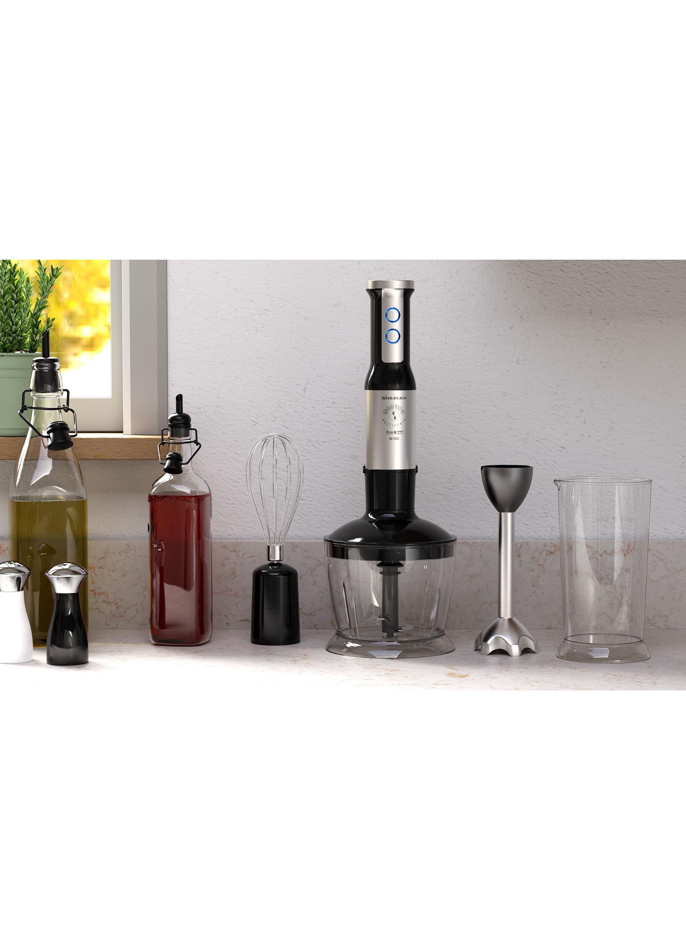 Minipimer Multimixer 500W BM-1000IN Inox + Accesorios-3