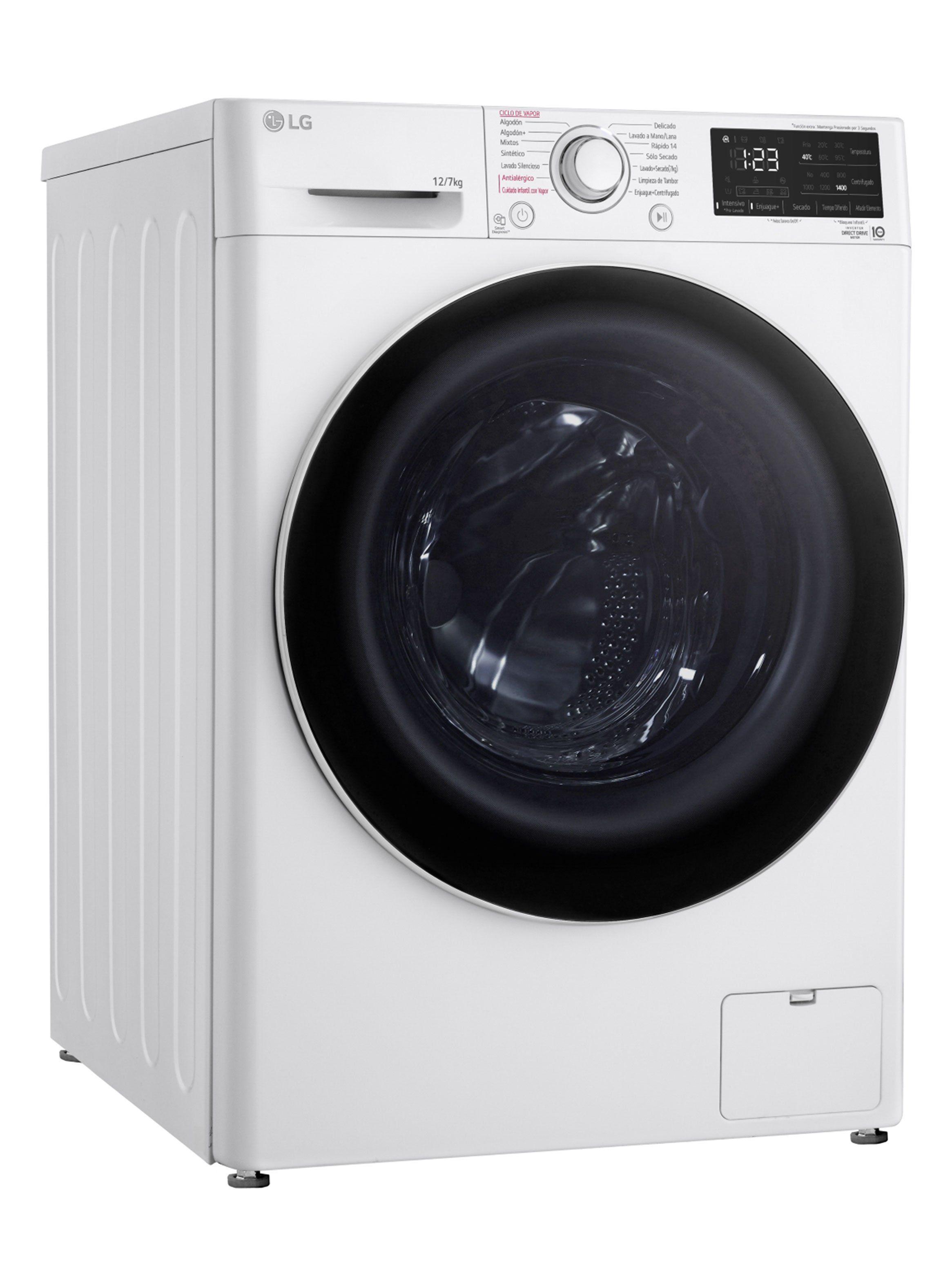 Lavadora-Secadora Frontal 12/7 Kg con AIDD WD12WVC5S6 Blanco-4
