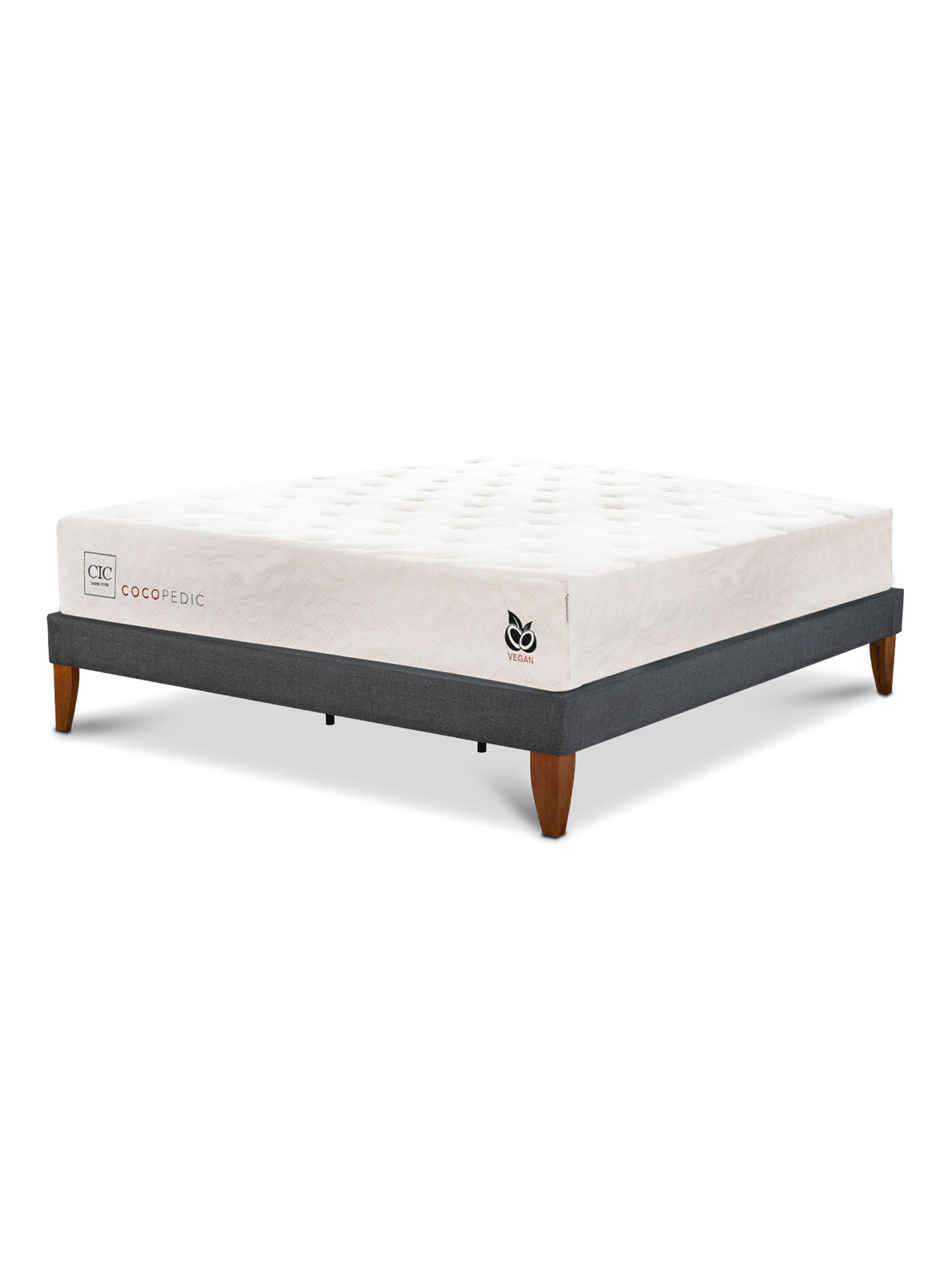 Cama Europea Box Cocopedic King + Base Europea Curve-0