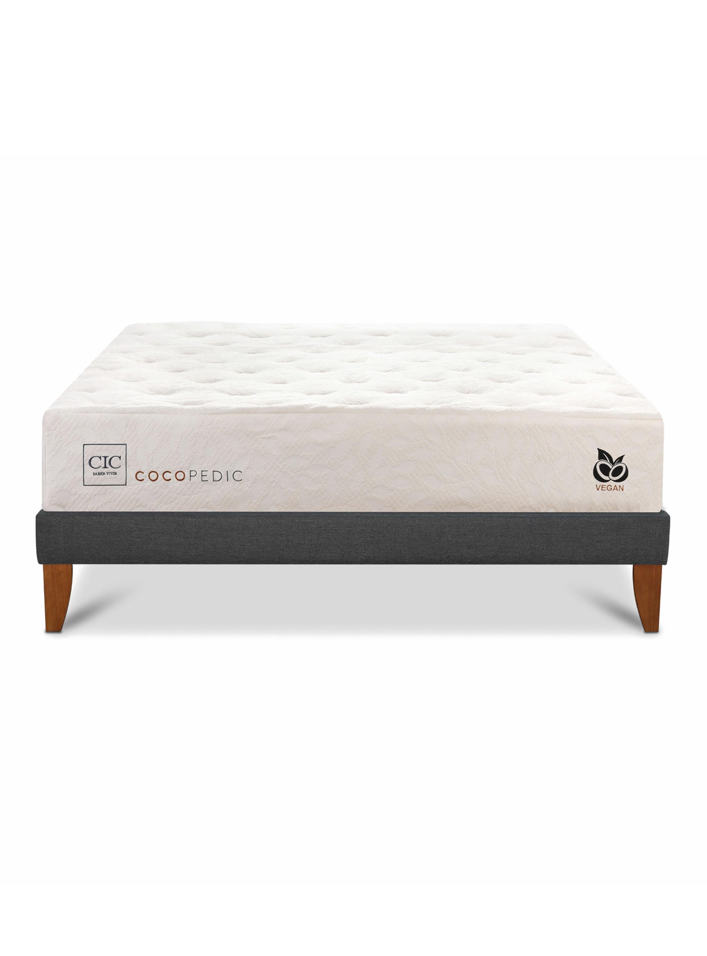Cama Europea Box Cocopedic King + Base Europea Curve-2
