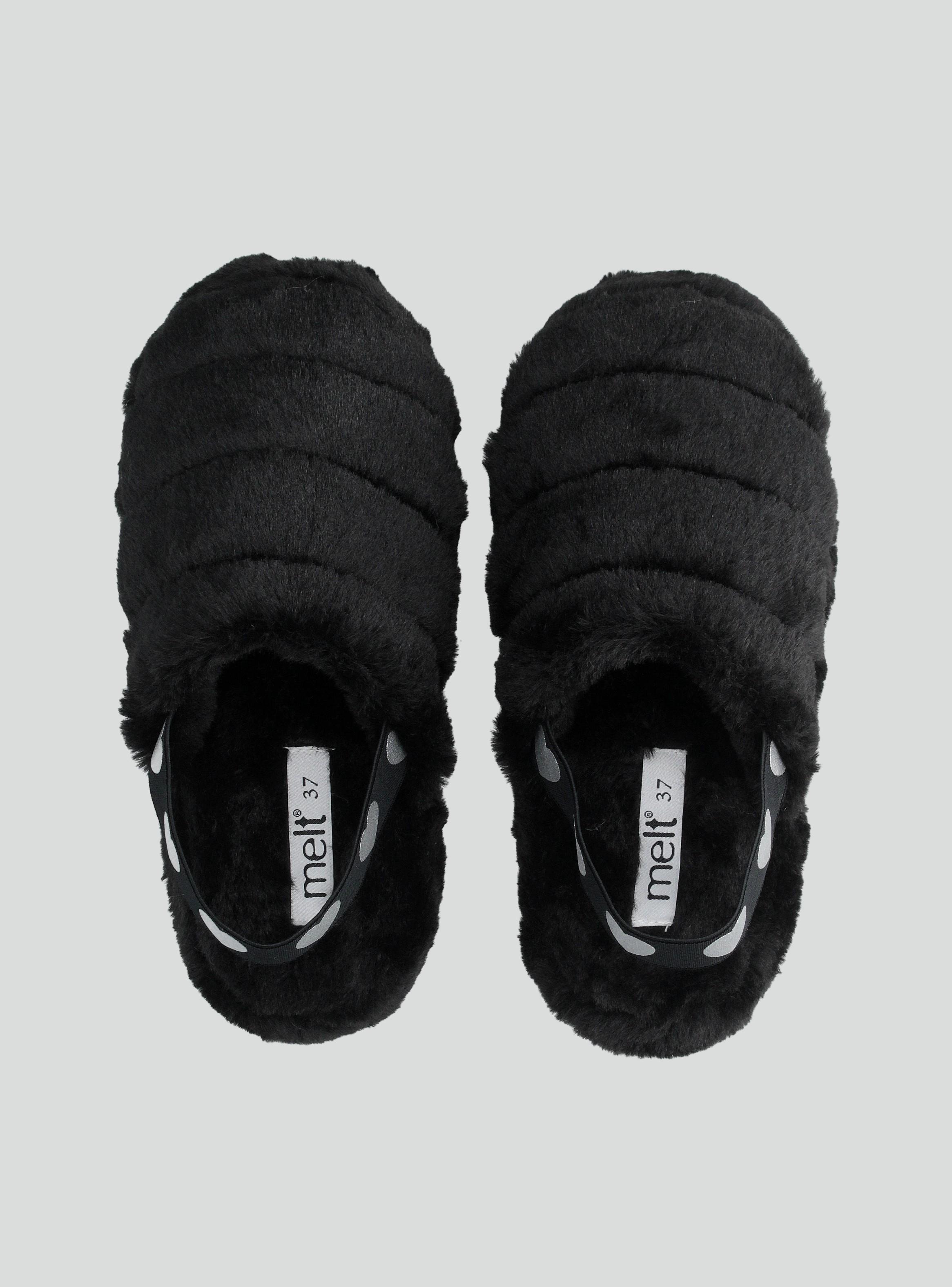 Pantufla Fluffy Peluda Suave y Elástico Niña-2