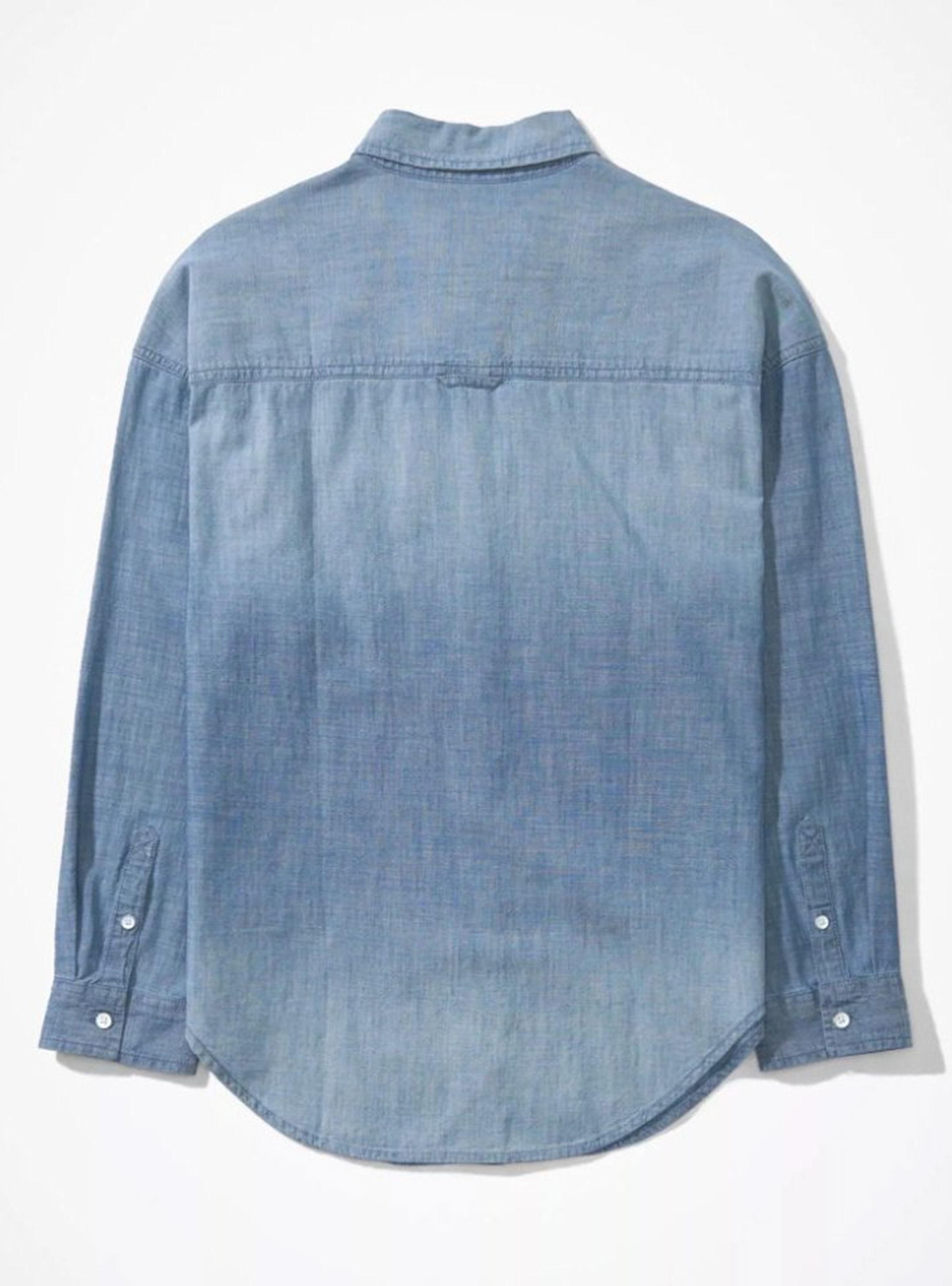 Camisa AE Denim Botones y Bolsillos-3