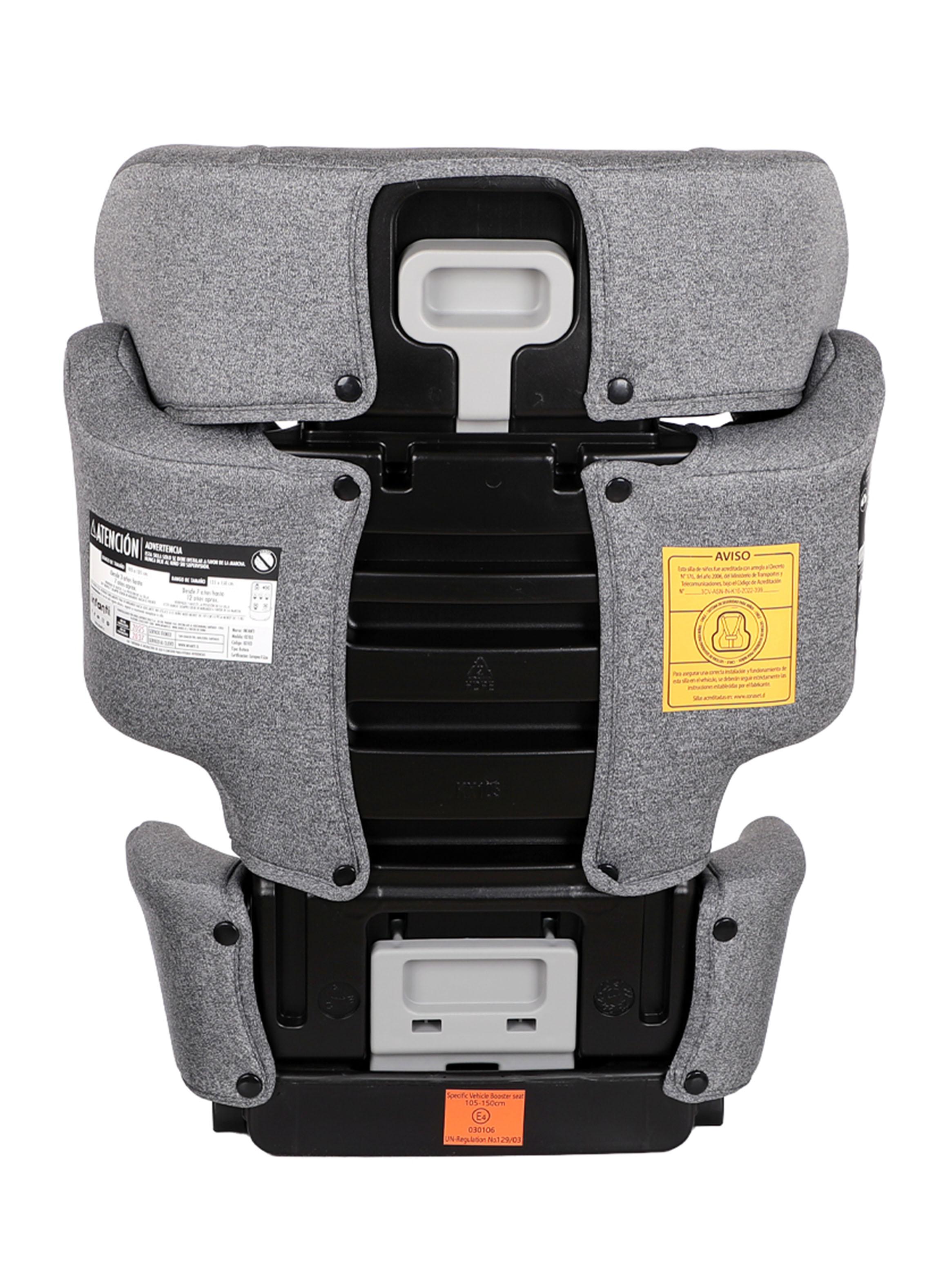 Silla de Auto Combinada Greta Grey-2
