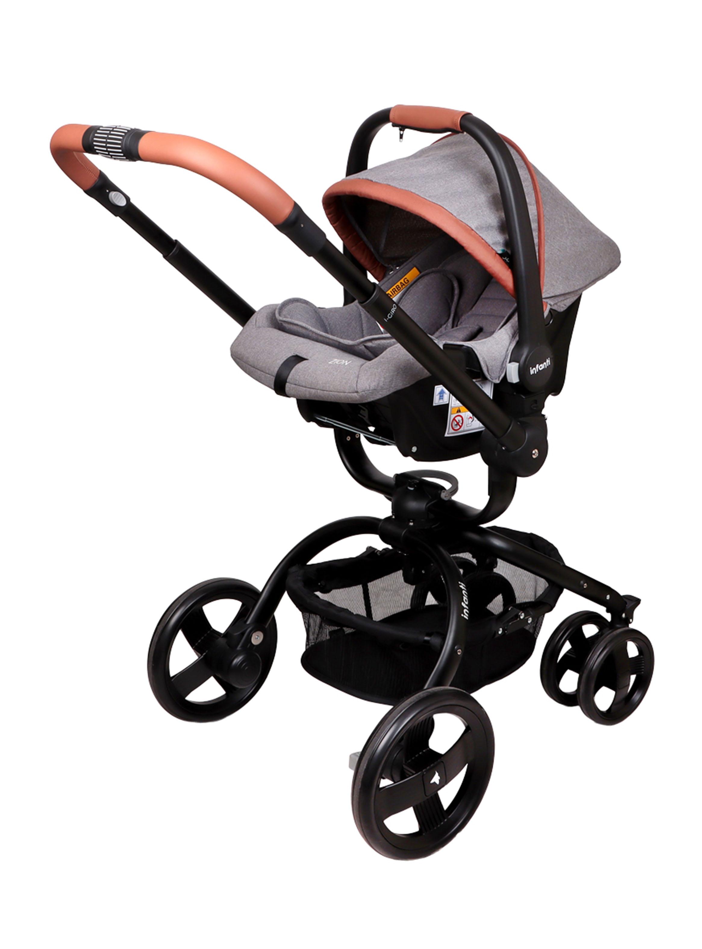 Coche Travel System I-Giro 2G Bright Gray-3