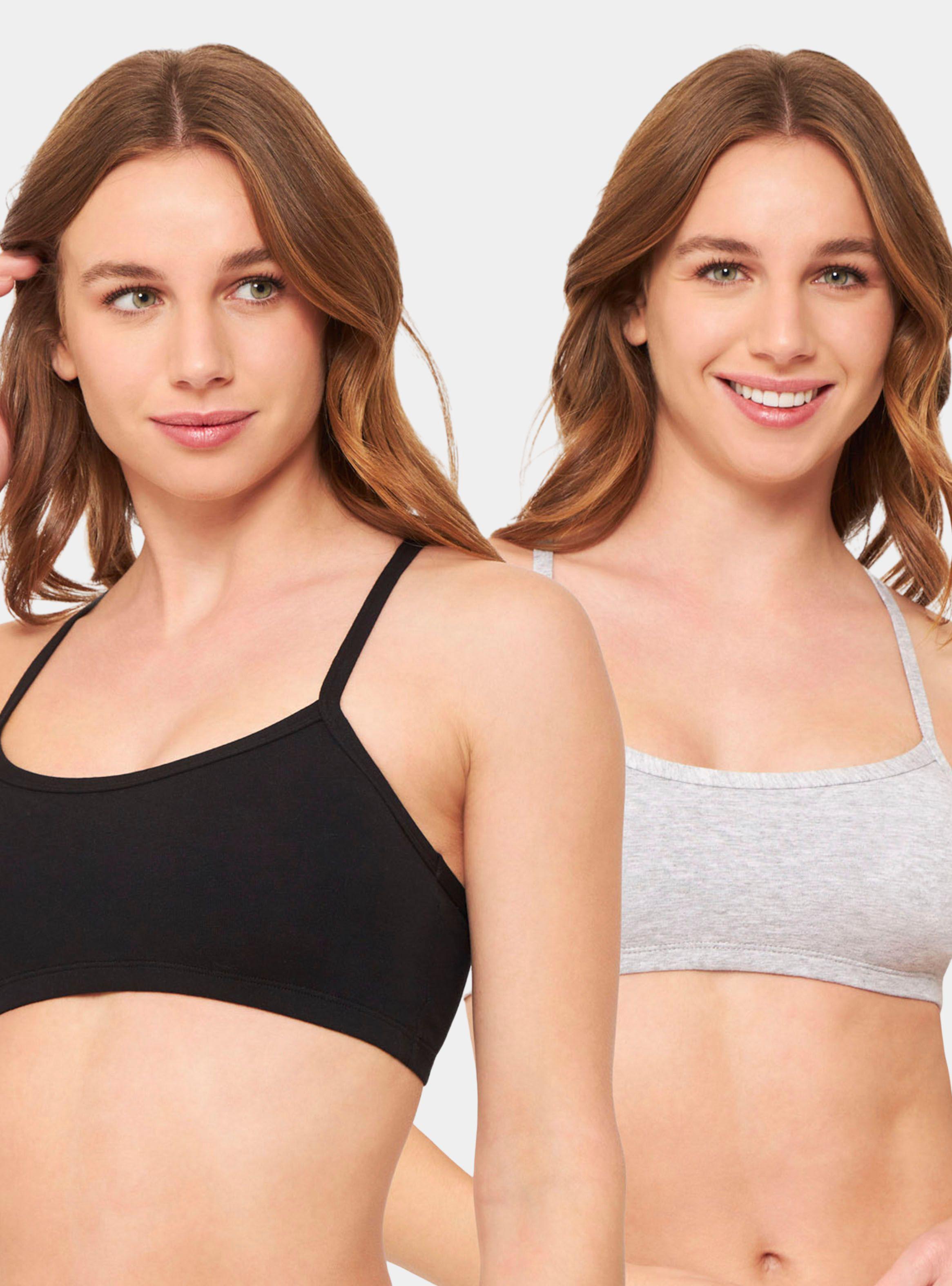 Pack 4 Sostén Peto Padding Removible Algodón-2