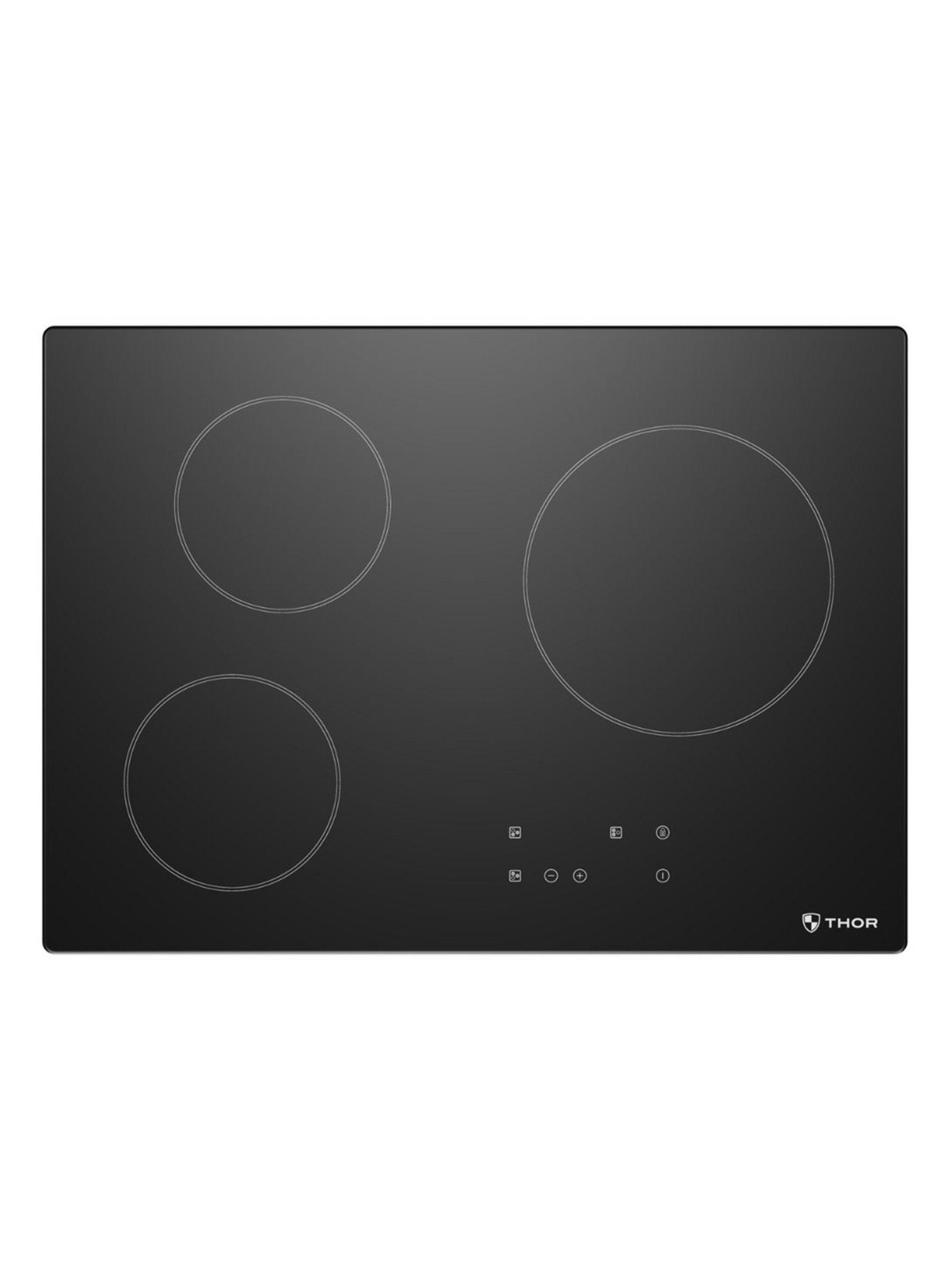 Encimera Eléctrica Vitrocerámica 4 Quemadores KBC-63200 BK Negro-2