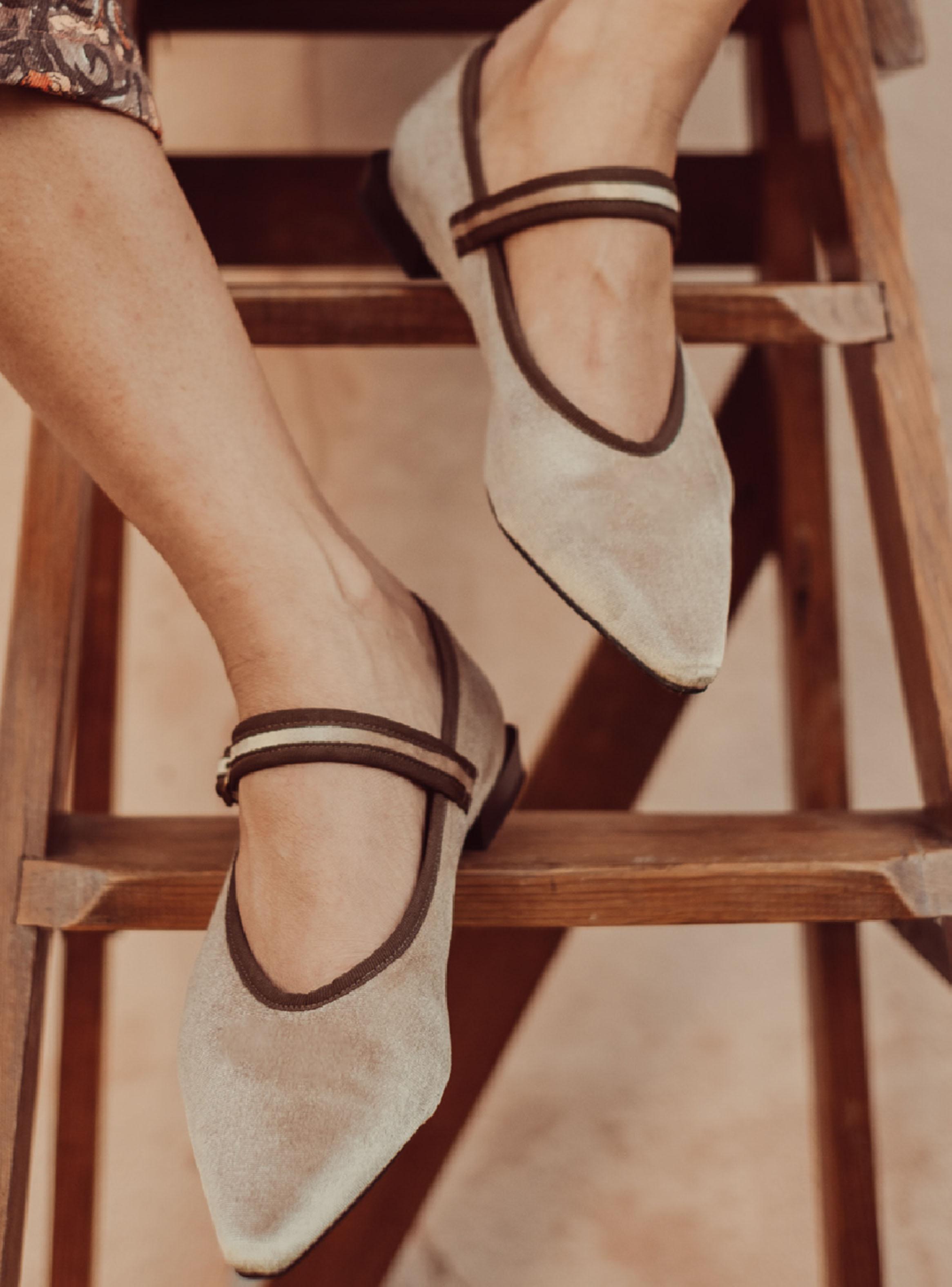 Ballerina Taco Bajo Jane Mujer-0