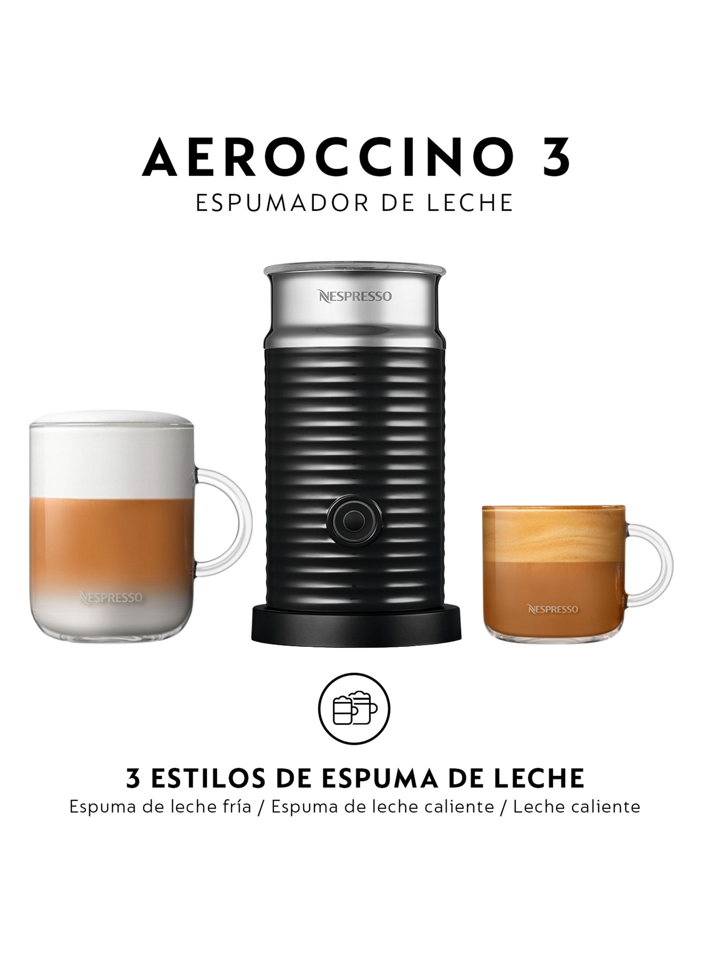Cafetera de Cápsulas Vertuo Next Roja + Espumador de Leche Aeroccino 3-6