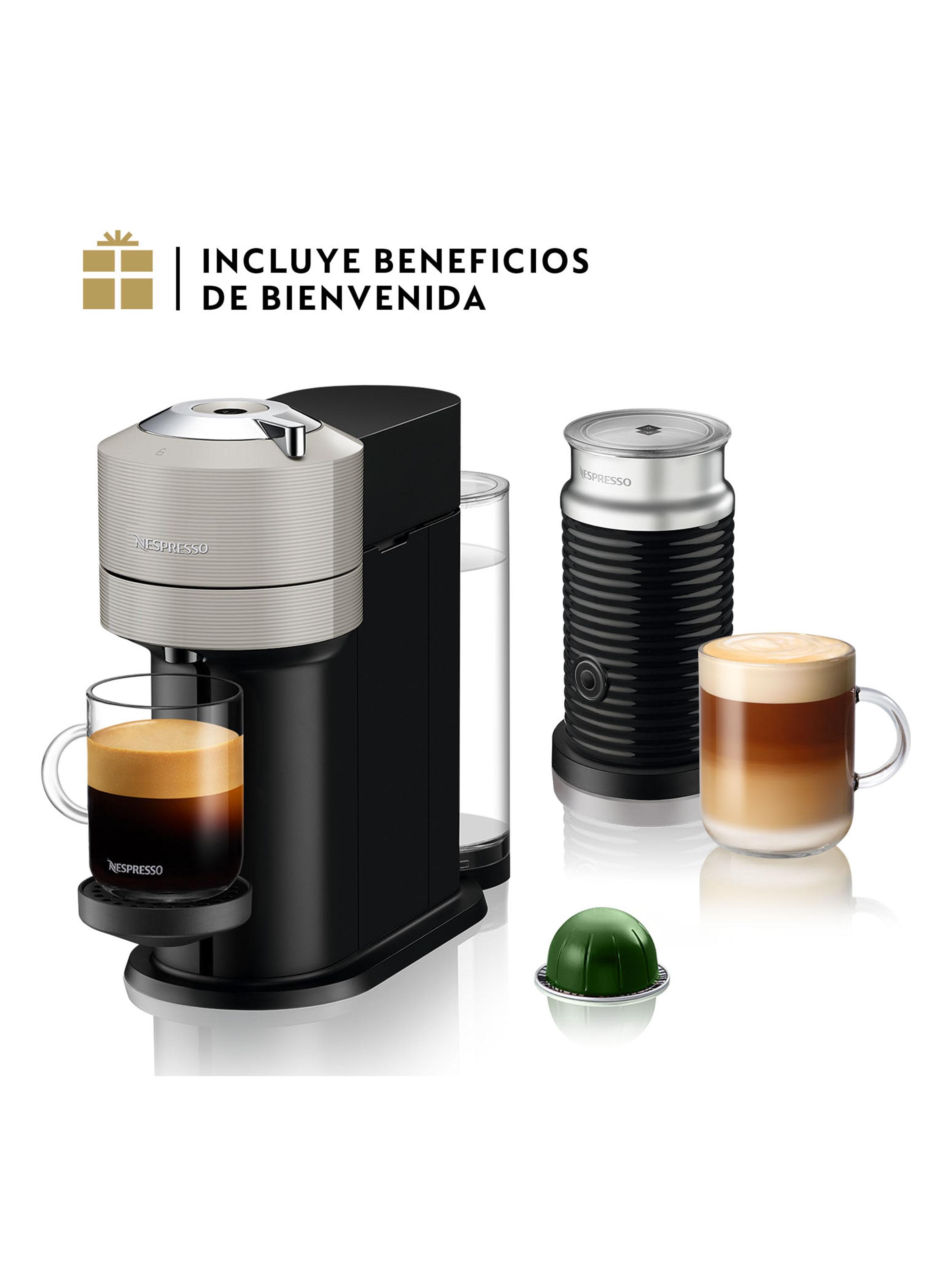 Cafetera Vertuo Next Gris + Espumador de Leche-0