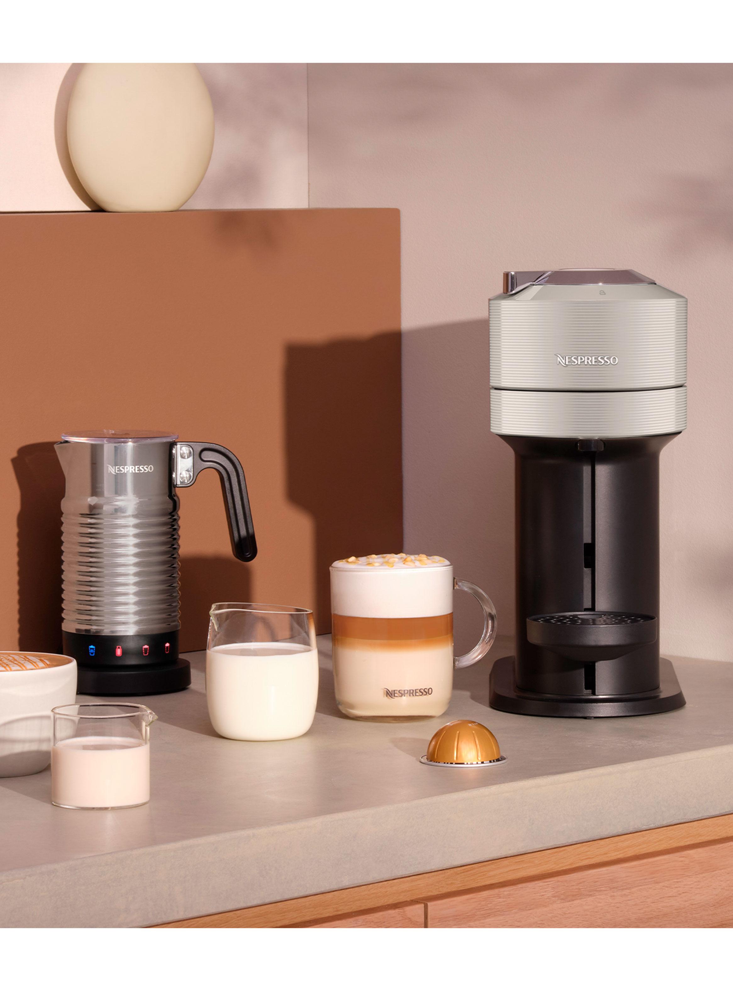 Cafetera de Cápsulas Vertuo Next Gris + Espumador de Leche-7