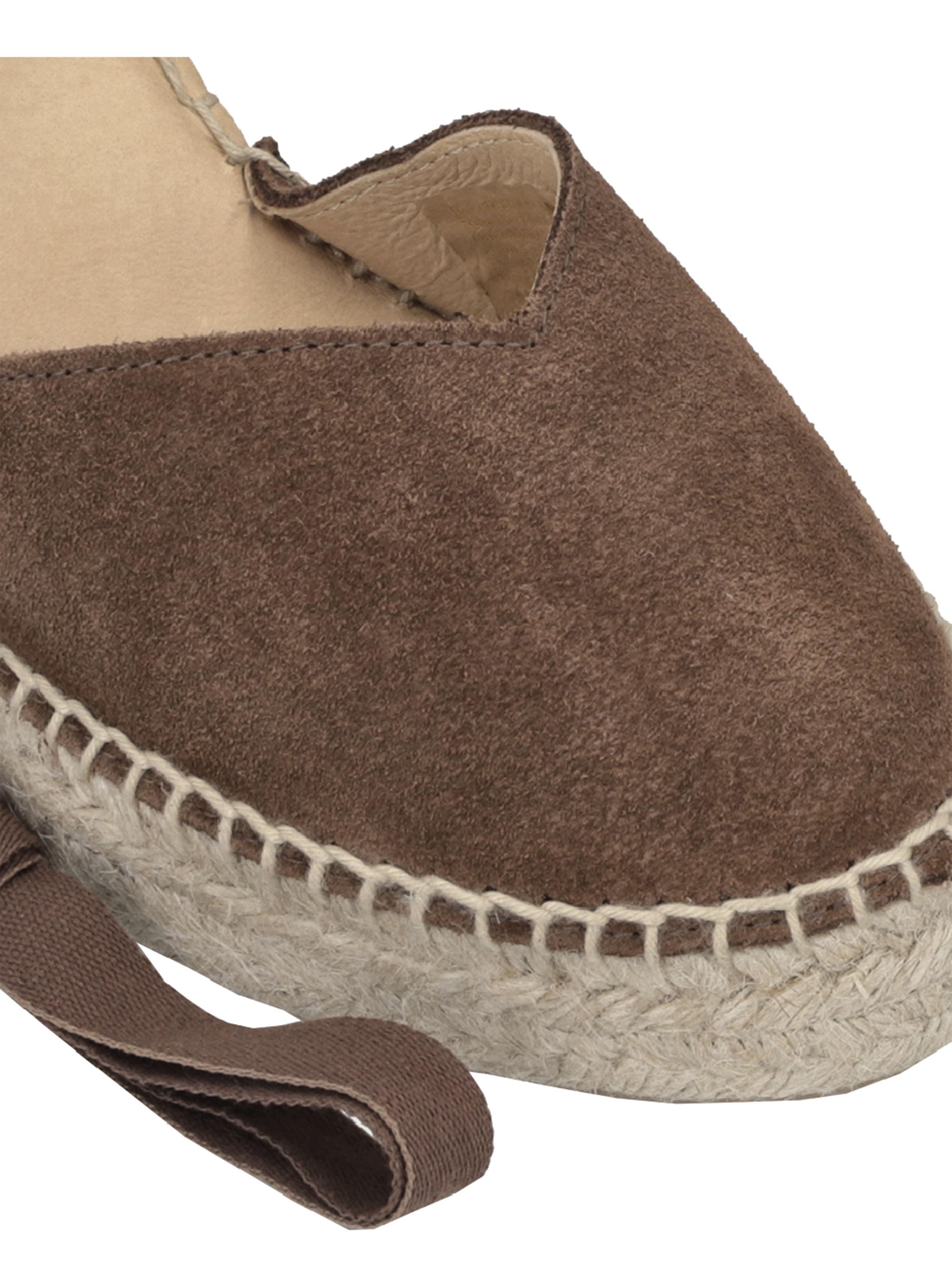 Sandalia Color Cuña Toscana Cuero Mujer-4
