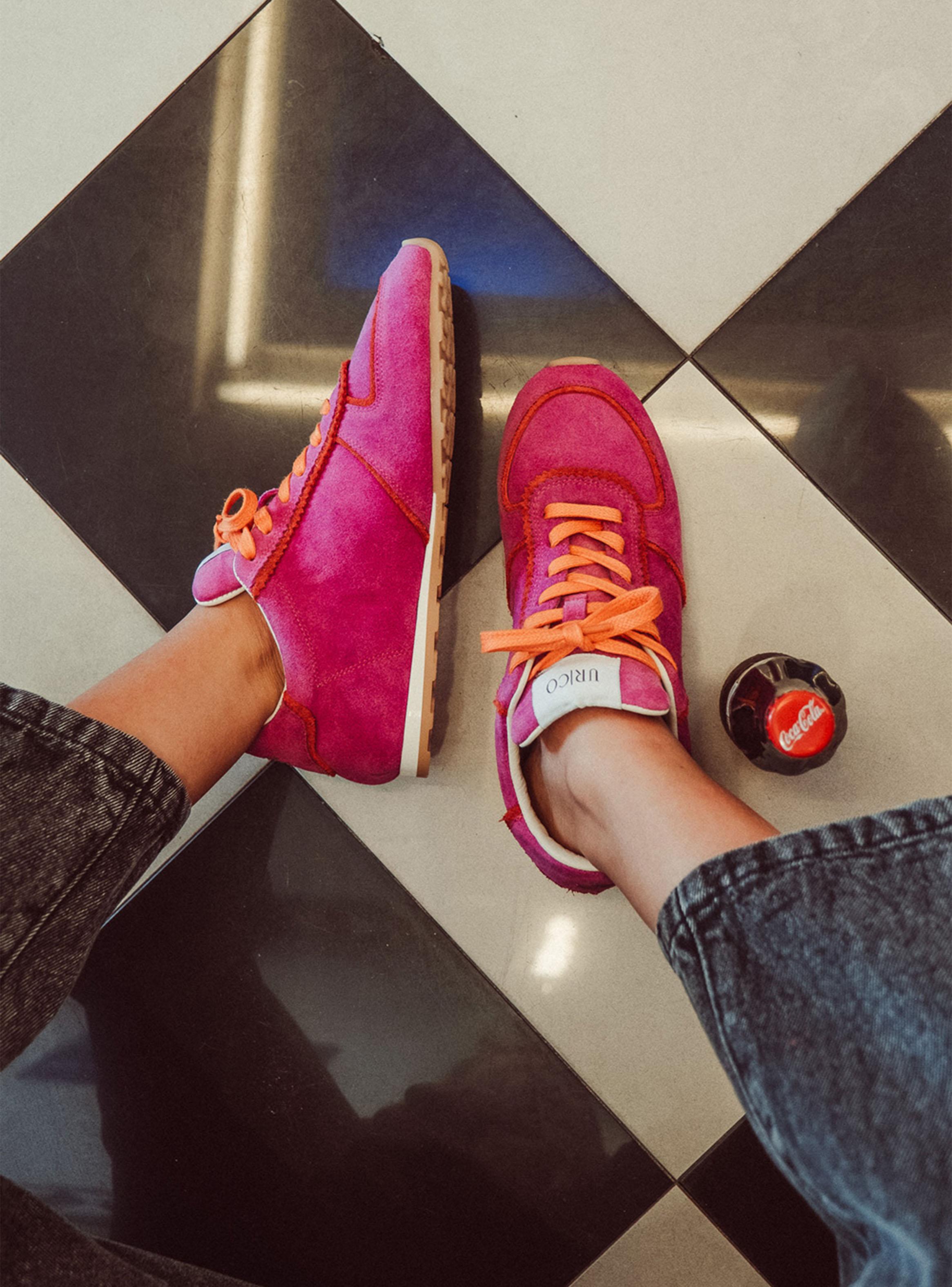 Zapatilla Urbana Color Groove Cuero Mujer-2